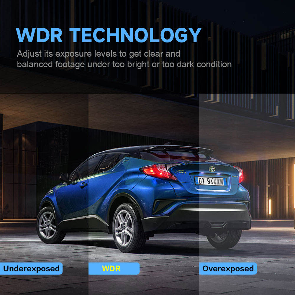 A365 Dash Cam, 4 Channel Camera FHD 1080Px4, Front, Left, Right and Rear, Front and Rear Inside, Built in GPS WiFi, 256 GB Max, Free 128GB Card, A365-4CH