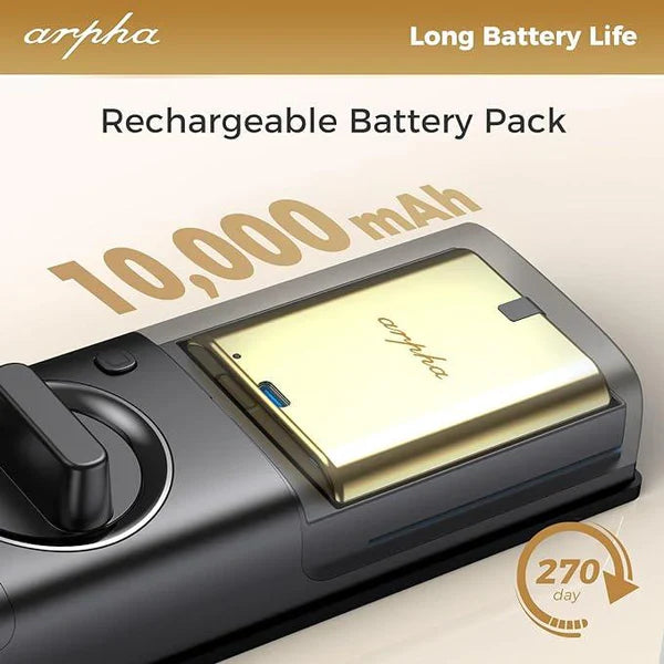 ARPHA AL501 Smart Door Lock with Video Camera - 6 in 1