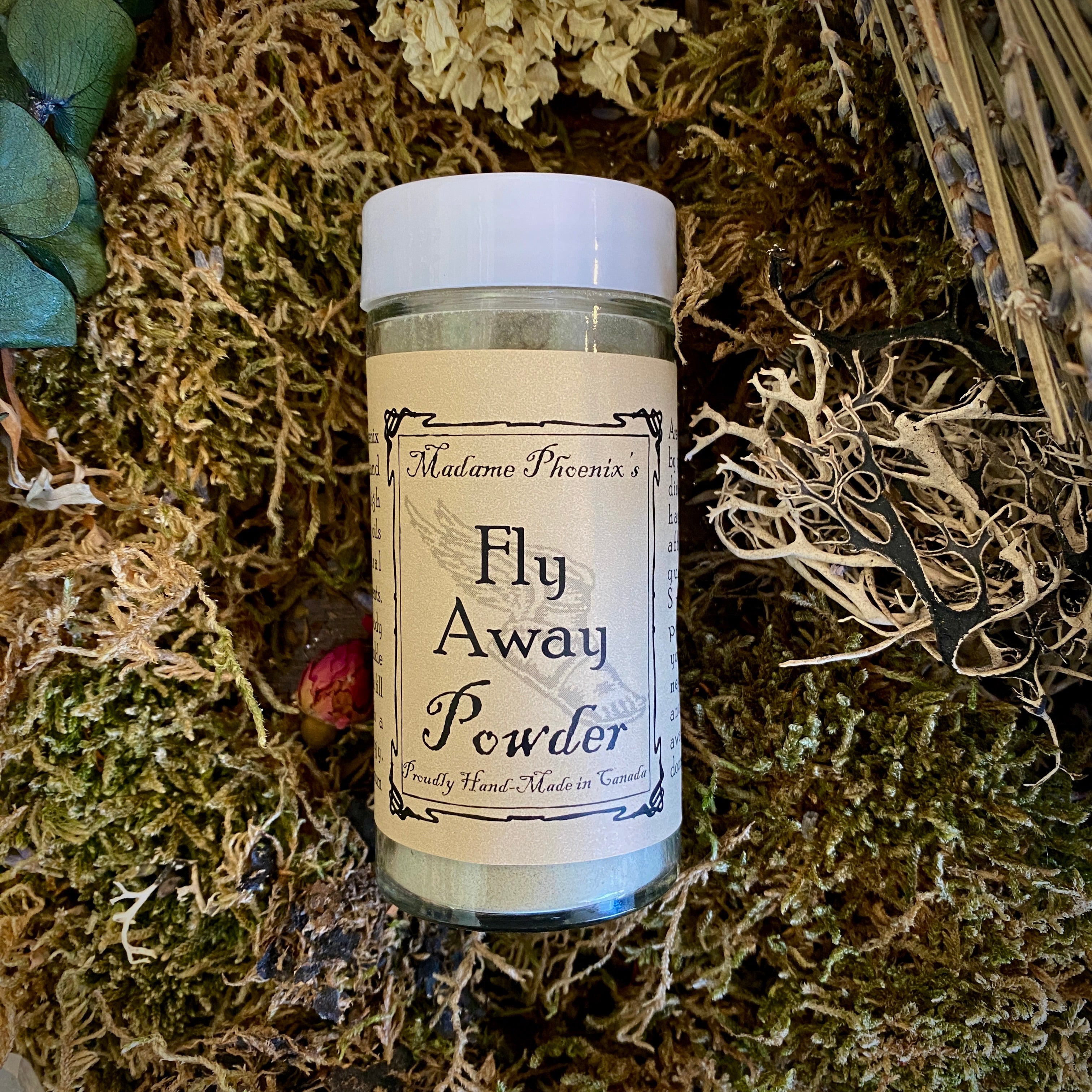Fly Away Sprinkling Powder for Spells and Rituals