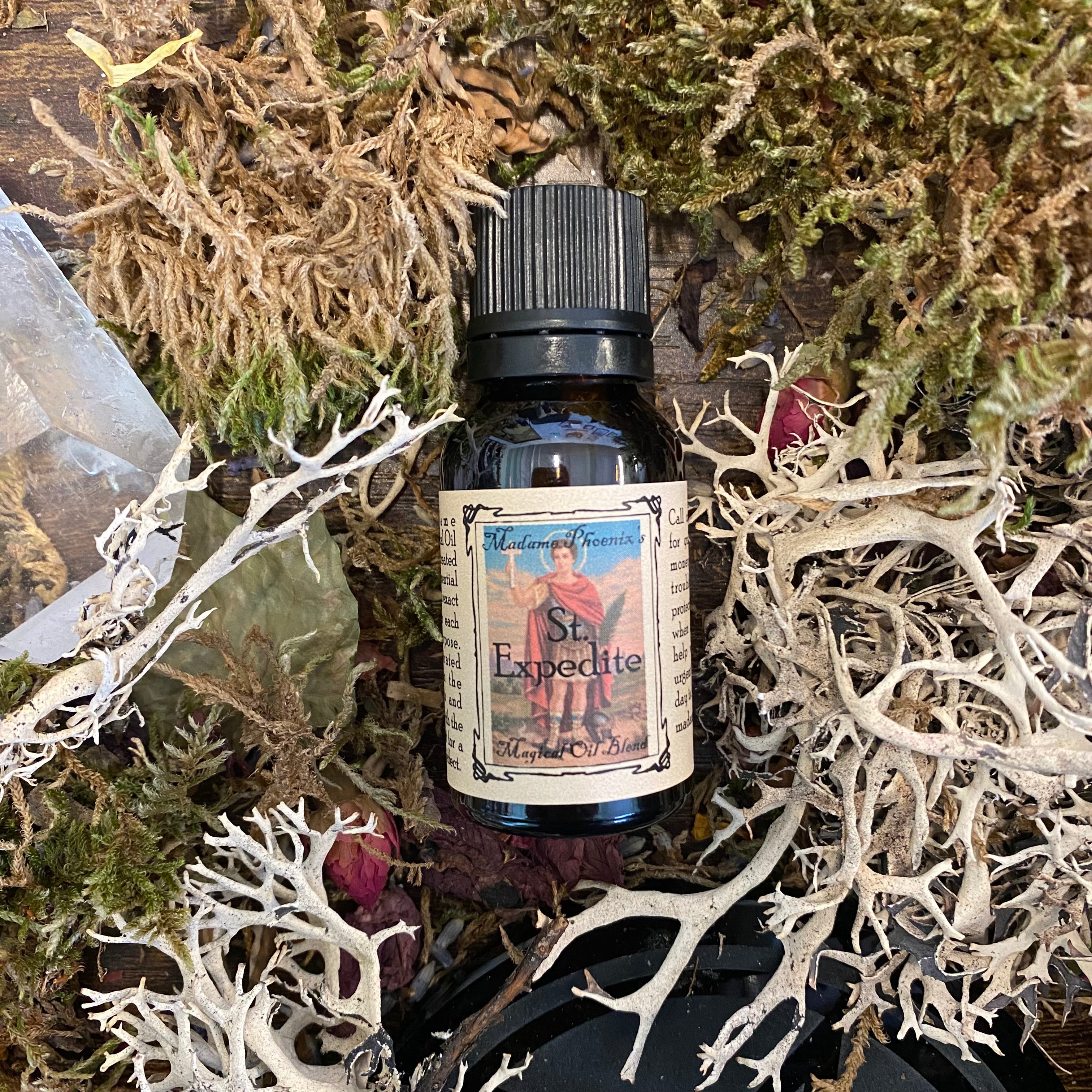 St. Expedite Anointing Oil Dropper