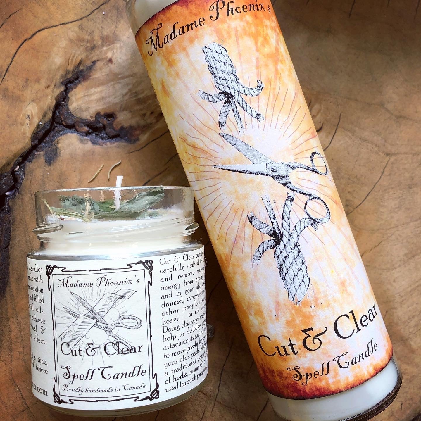 Cut and Clear Spell Candle