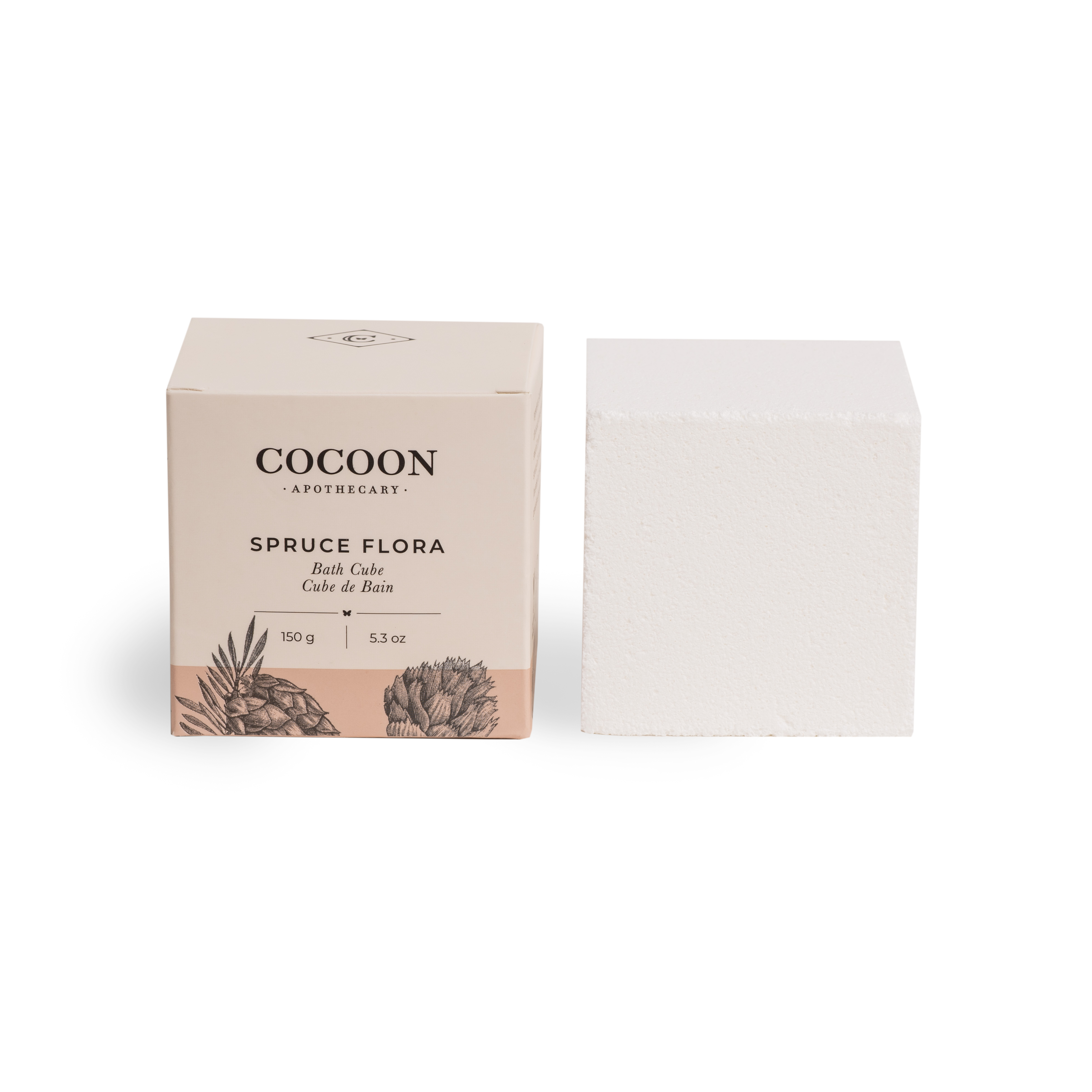 Bath Cube - Spruce Flora