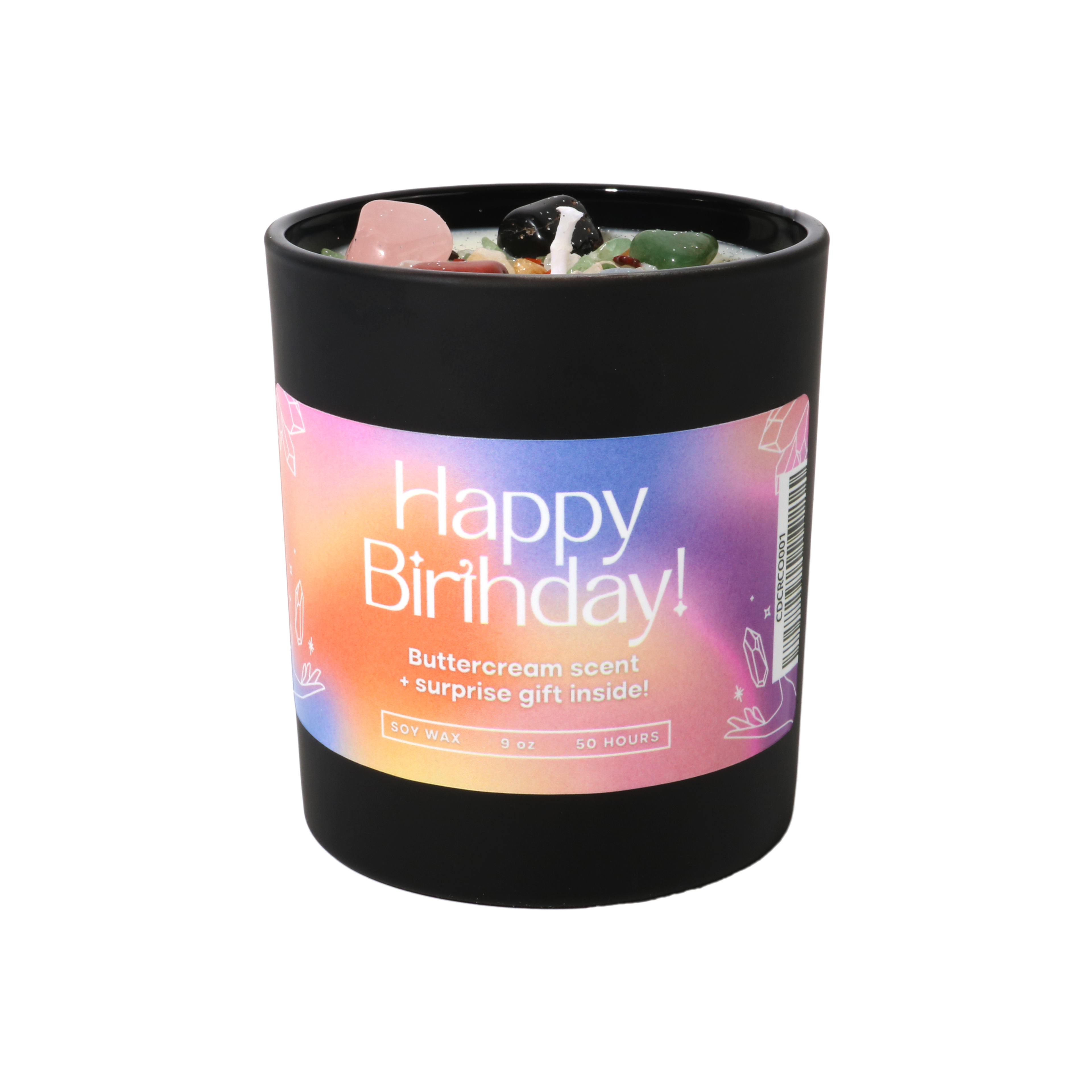 Happy Birthday Candle 🎉 Crystal Surprise Inside