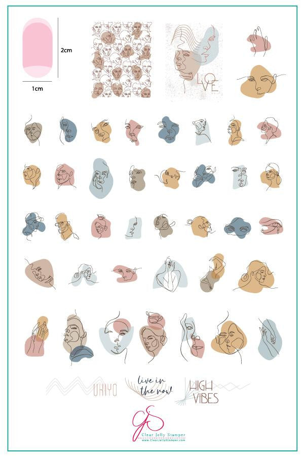 Clear Jelly Stamper - Mod Life Human Form