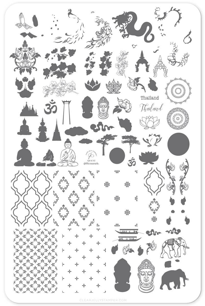 Clear Jelly Stamper - My Thai Stamping Plate