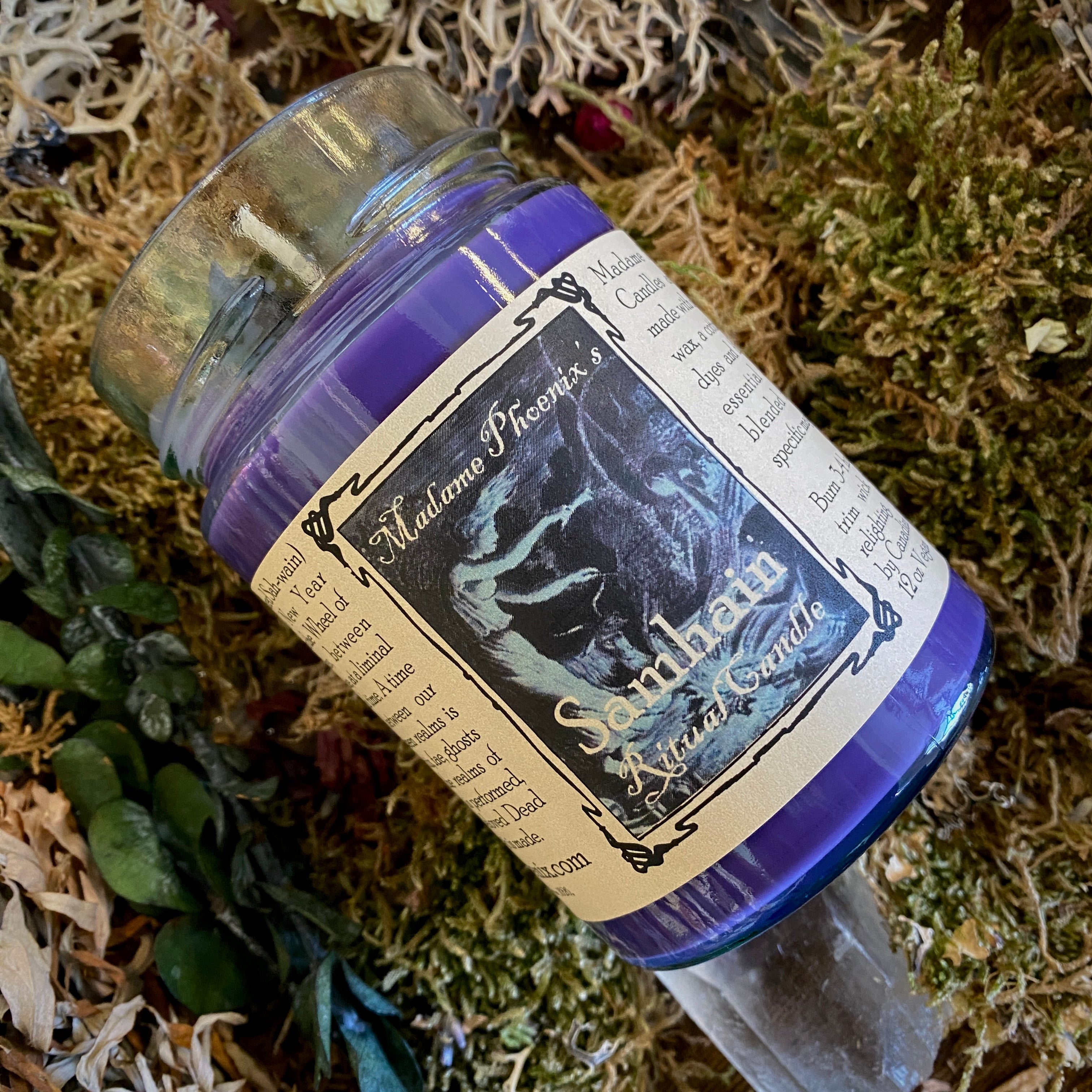 Samhain Sabbat Ritual Spell Candle