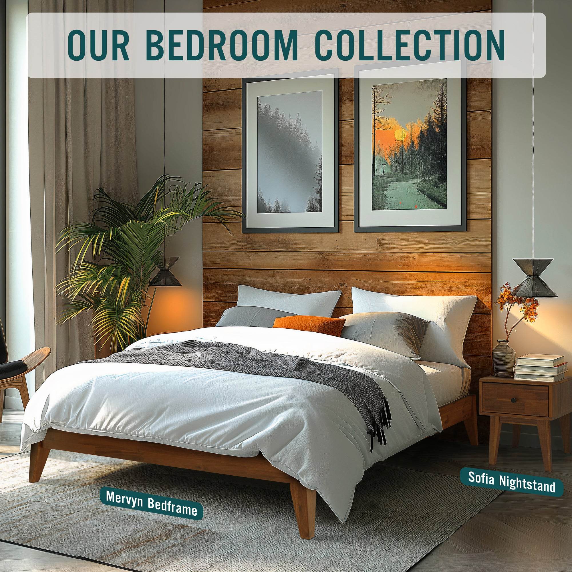 Mervyn Solid Wood Platform Bed