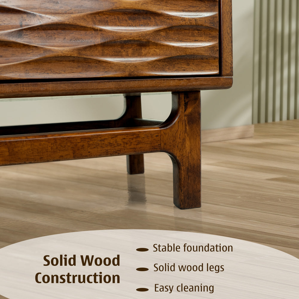 Elara TV Stand with Storage and Cable Management for TVs up to 80"