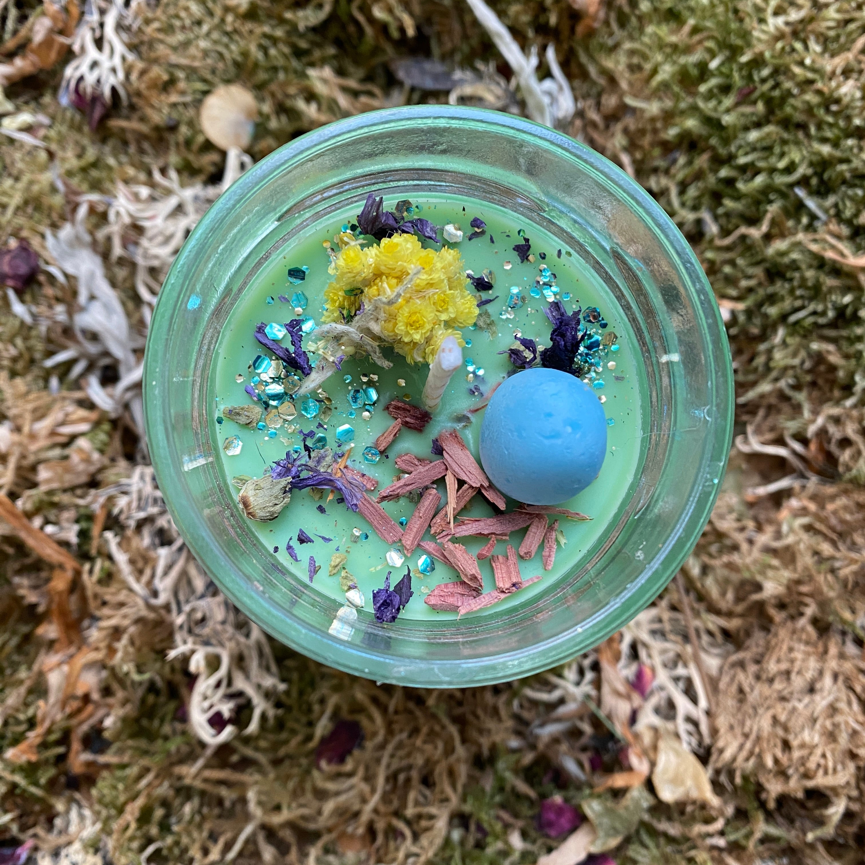 Ostara Spring Blessing Candle