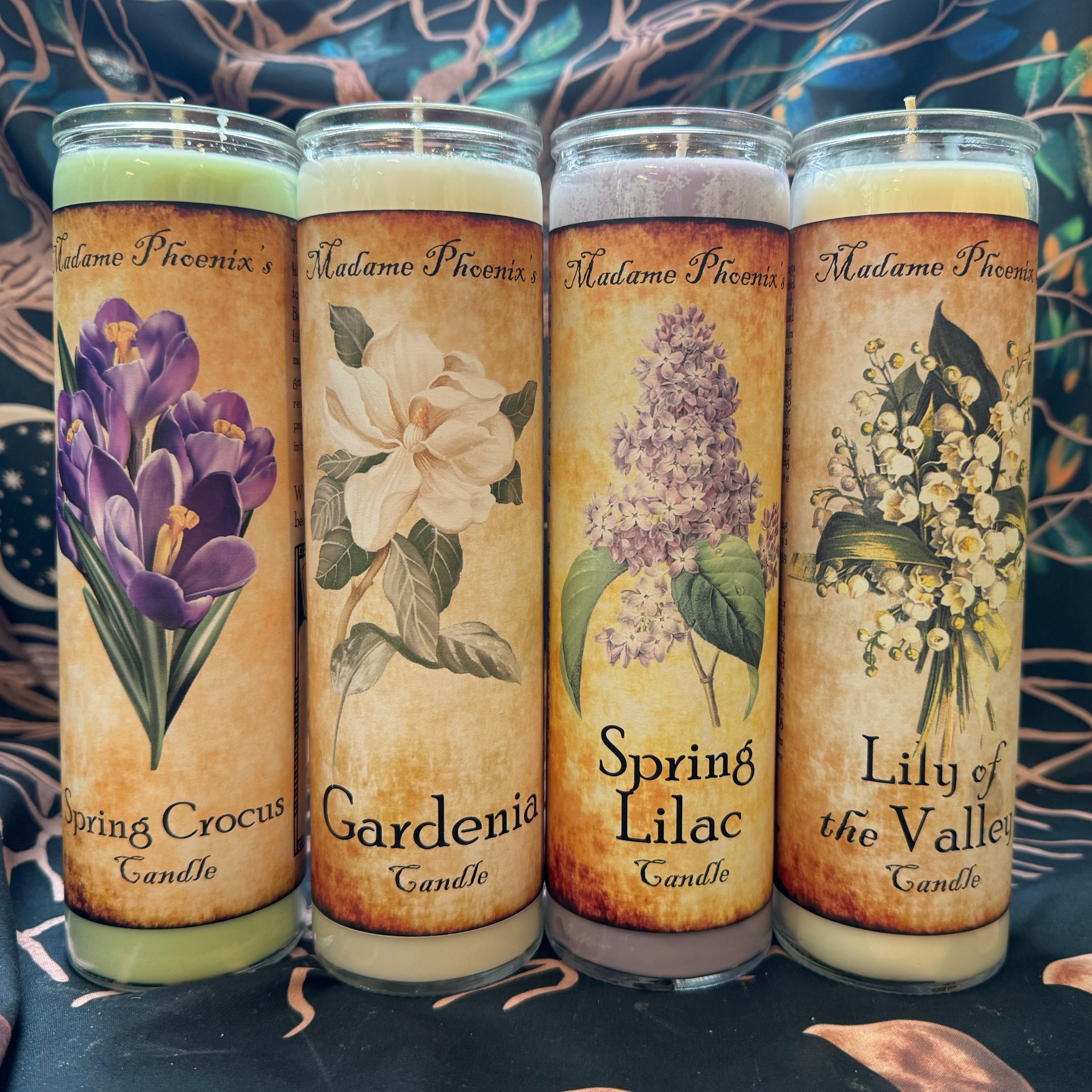 Spring Blessing Flower Candles