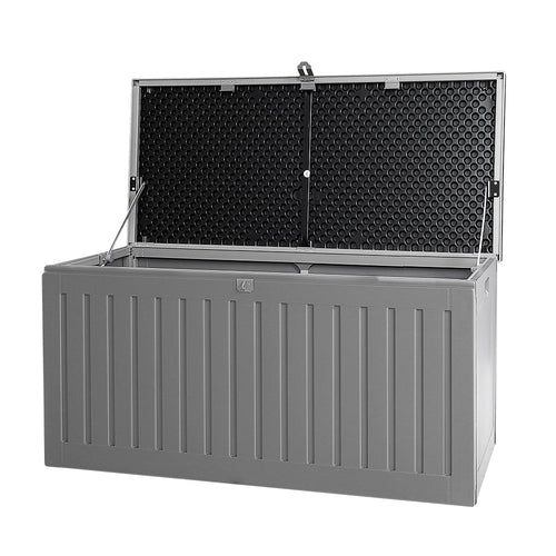 Gardeon Outdoor Storage Box 270L Container Lockable Garden Bench Tool