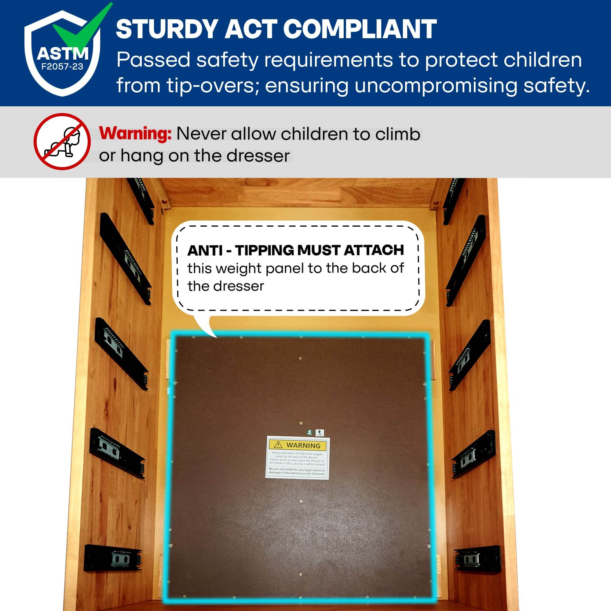 Harmony Dresser with 5 Drawers