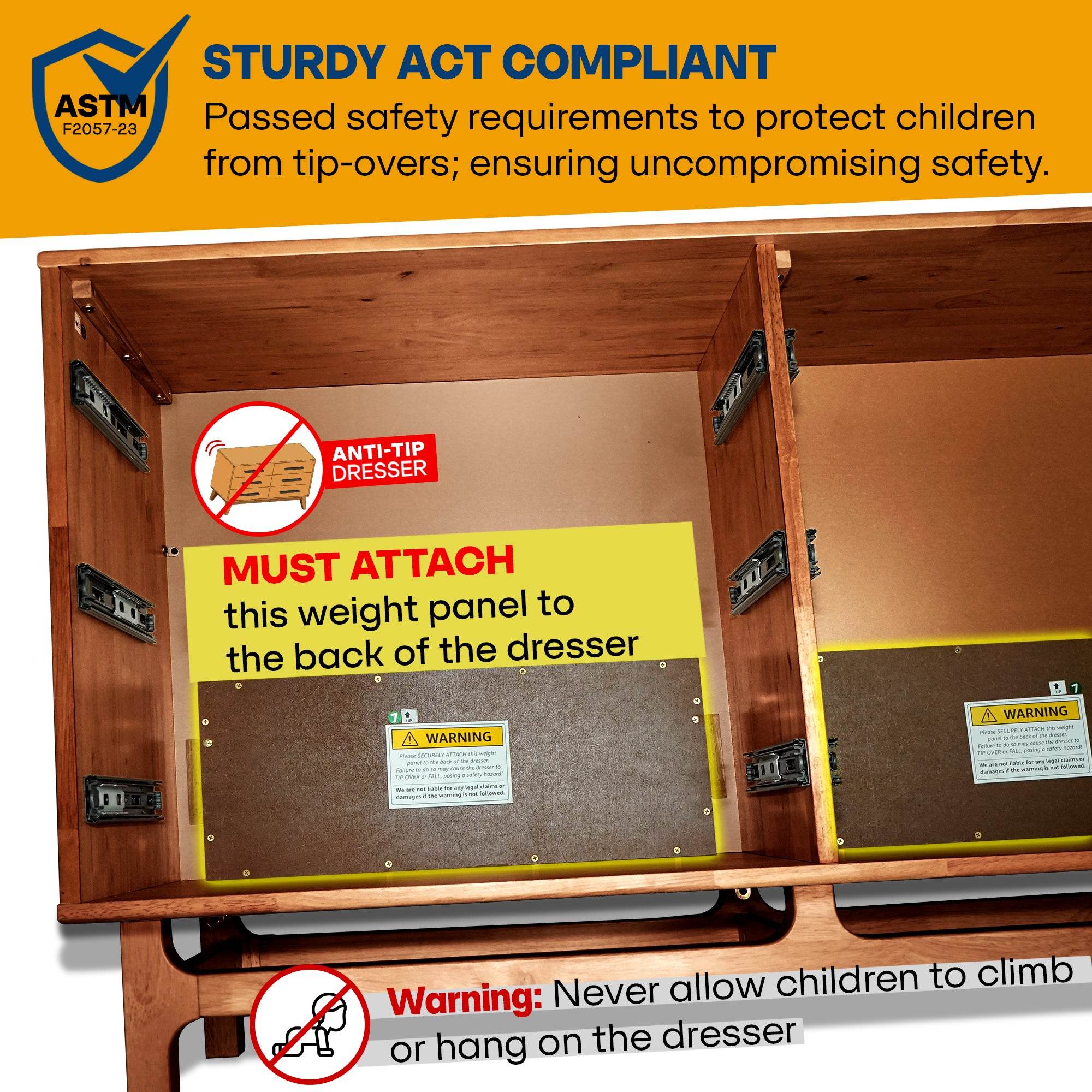 Elara Dresser with 6 Drawers