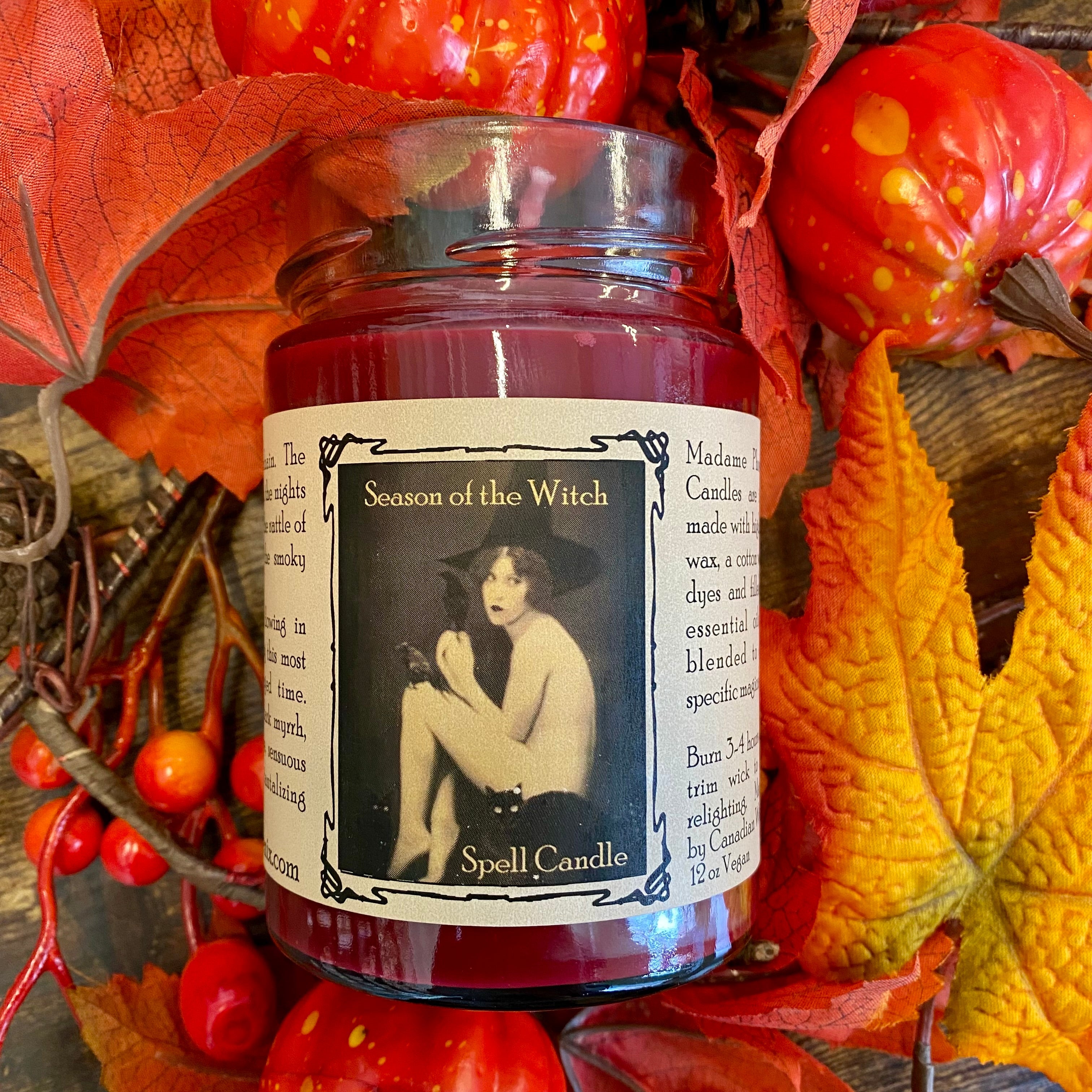 Season of the Witch Magic Samhain Spell Candle