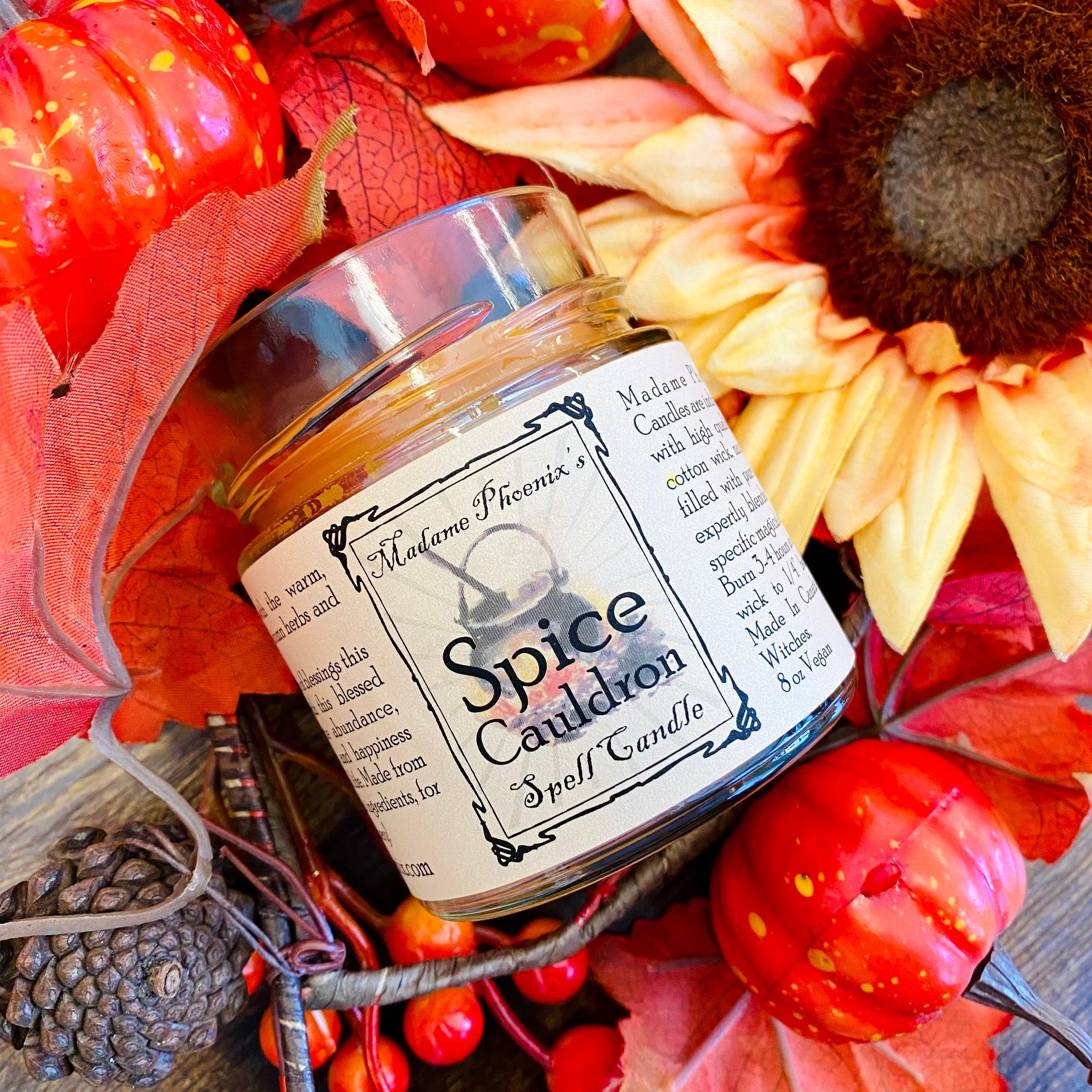 Spice Cauldron Seasonal Autumn Candle