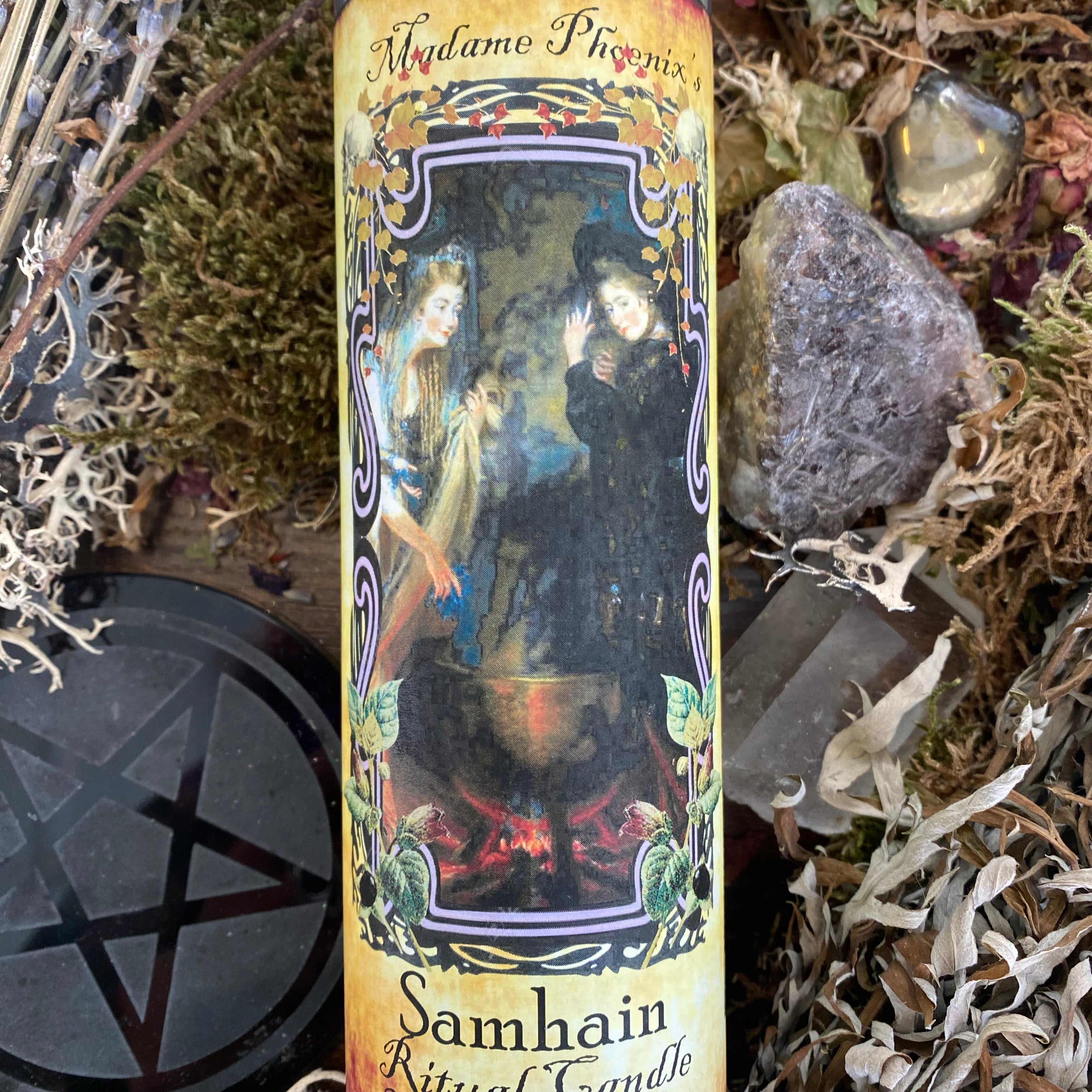 Samhain Sabbat Ritual Spell Candle