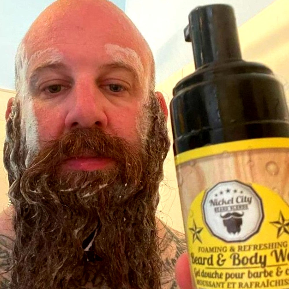 The Sticks Beard Wash (150ml) – Cedarwood & Tropical Citrus Scent | Refreshing Beard Shampoo & Cleanser