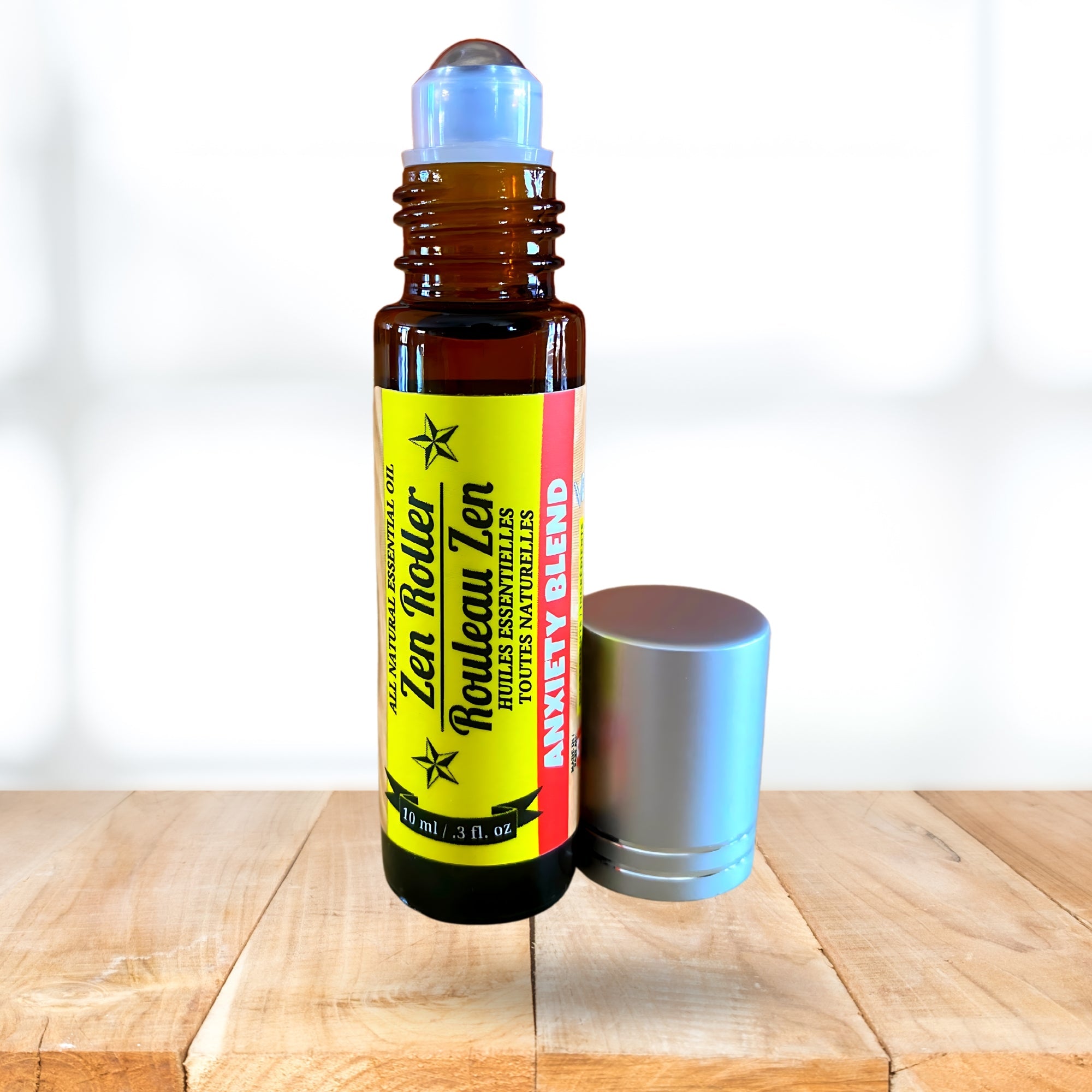 Anxiety Blend Essential Oil Roll-On (10ml) – Rosewood, Bergamot & Ylang Ylang | Calming Aromatherapy for Stress & Anxiety Relief