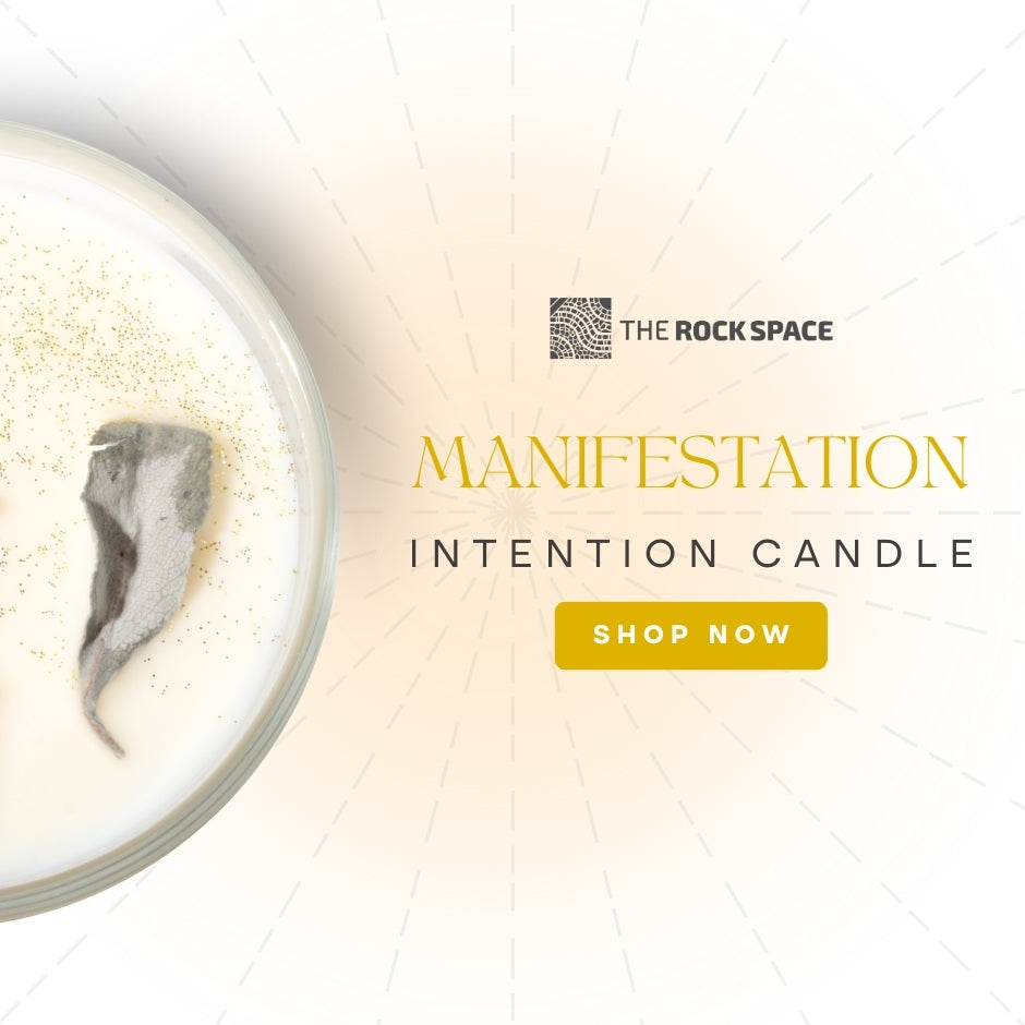 Crystal Intention Candle (Now in Clear Vessel!)