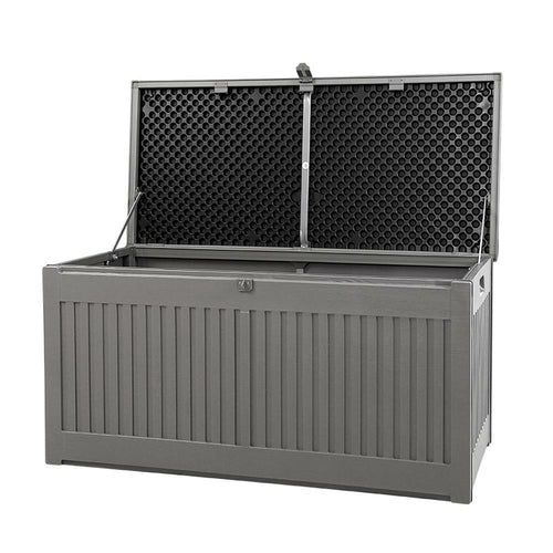 Gardeon Outdoor Storage Box 270L Container Lockable Garden Bench Tool