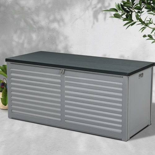 Gardeon Outdoor Storage Box 490L Container Lockable Garden Bench Tools