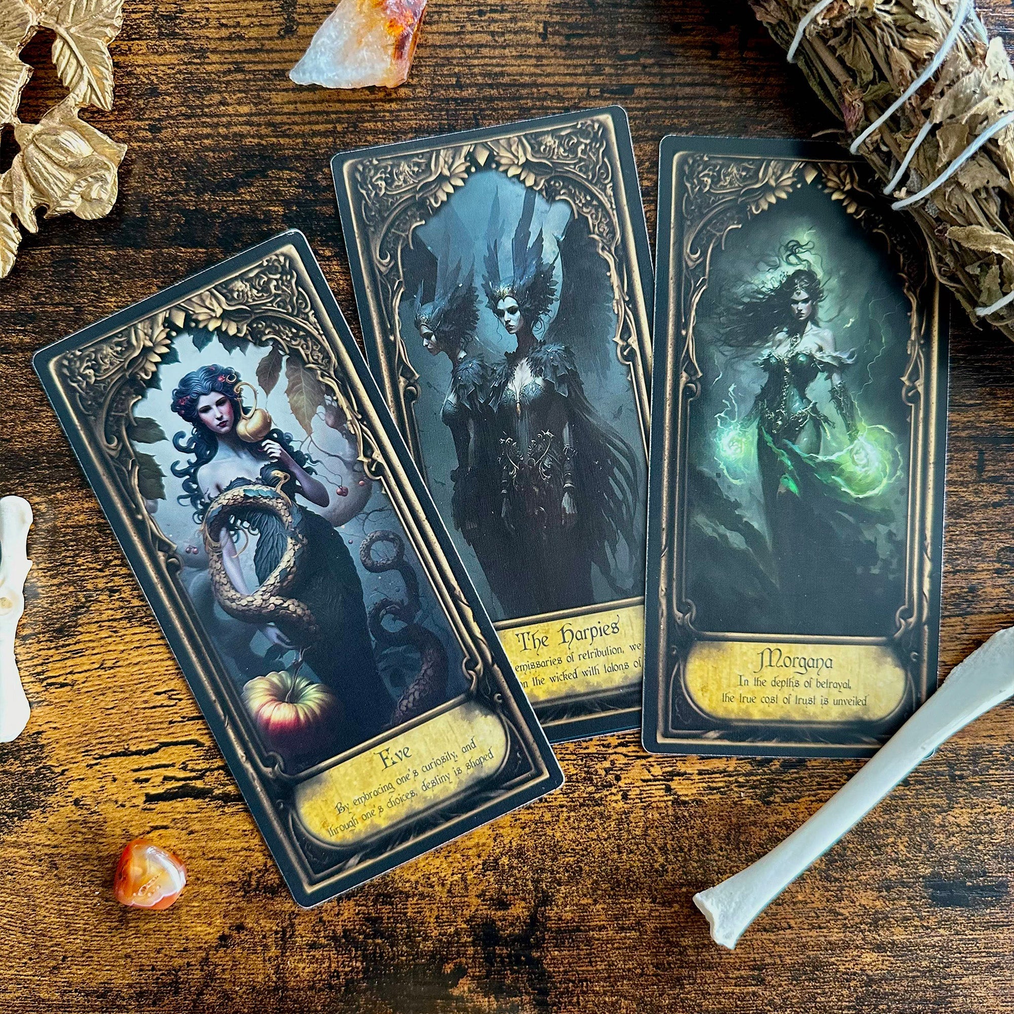 Obsidian Veil Oracle Deck