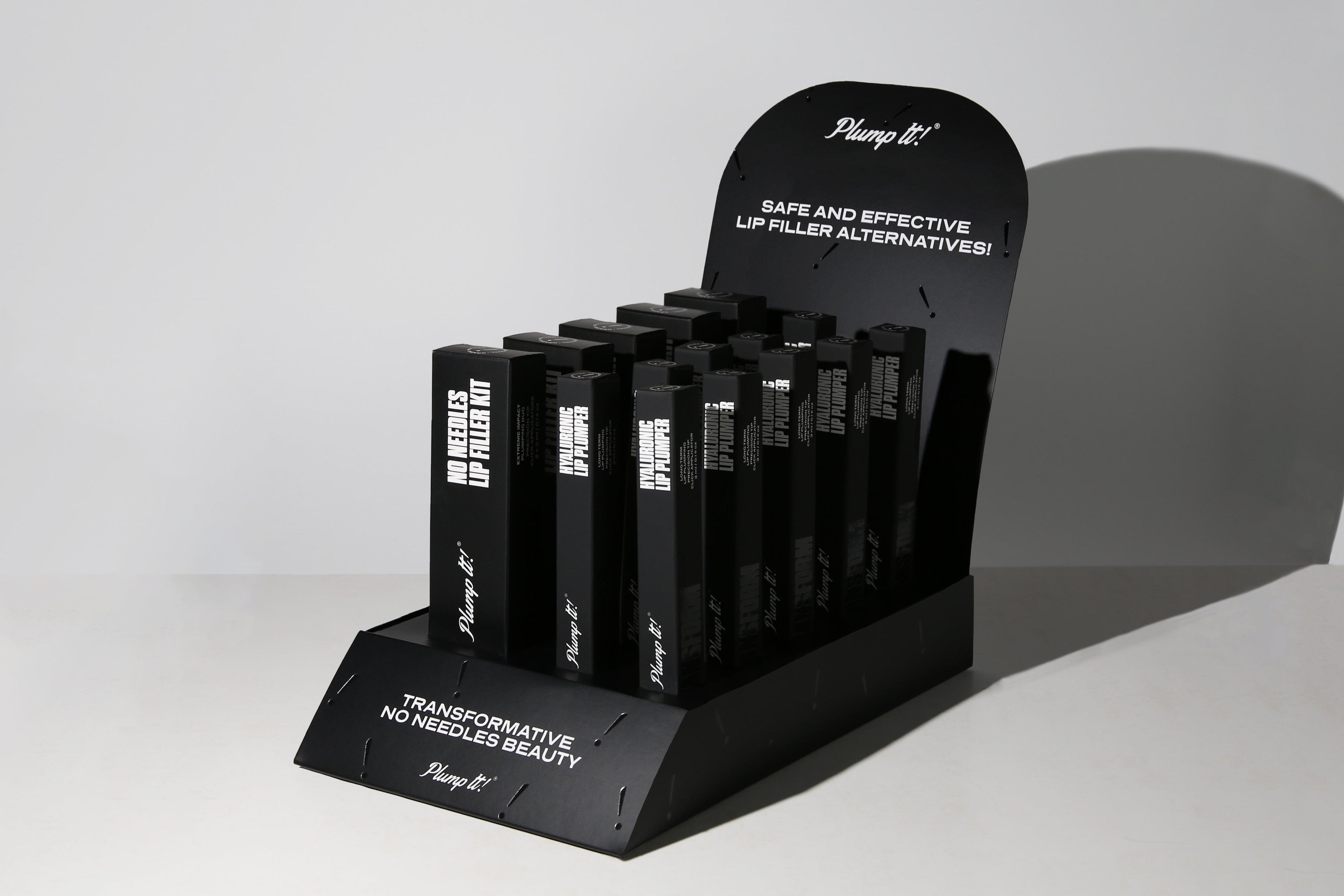 Plump It! POS Empty Counter Display