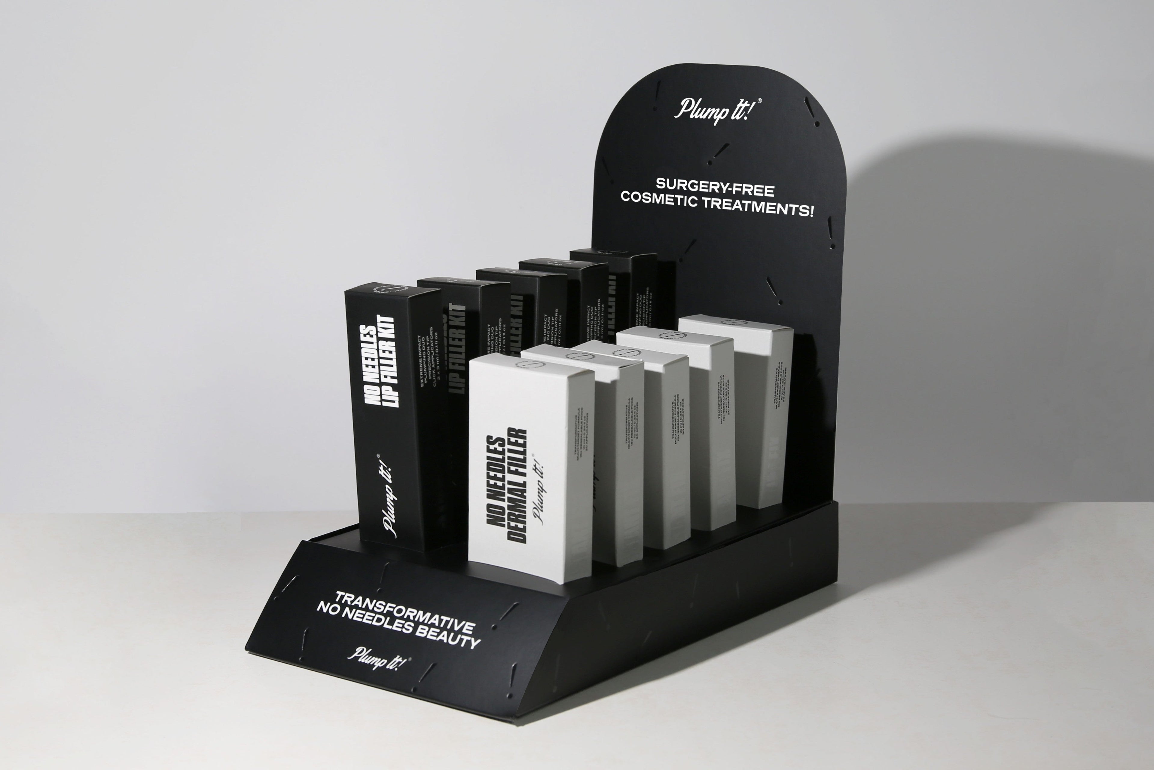 Plump It! POS Empty Counter Display