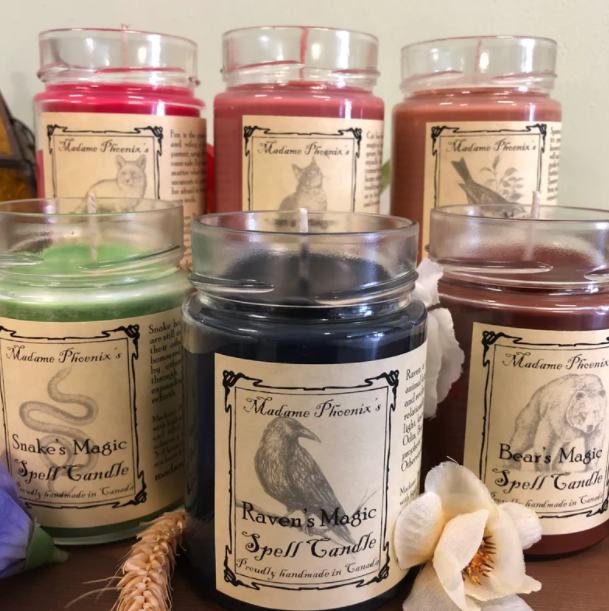 Animal Magic Familiar Spirit Blessing Candles
