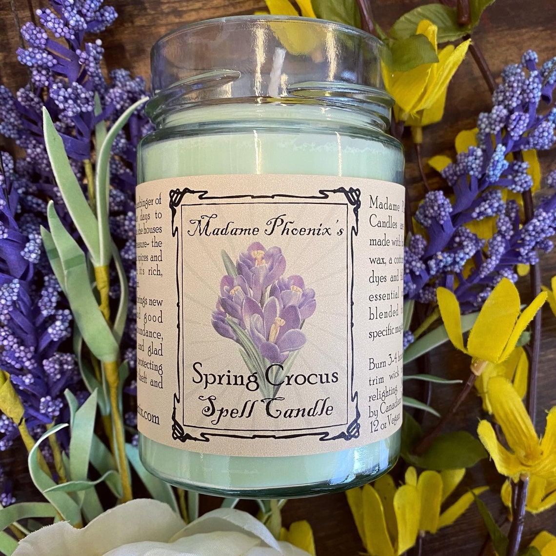 Spring Blessing Flower Candles