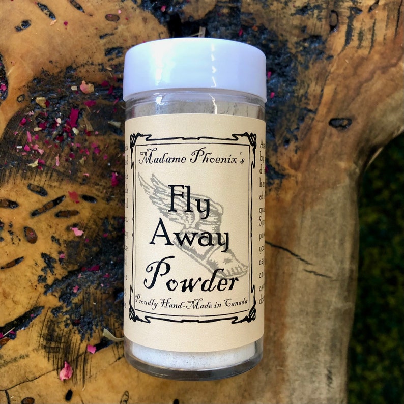 Fly Away Sprinkling Powder for Spells and Rituals