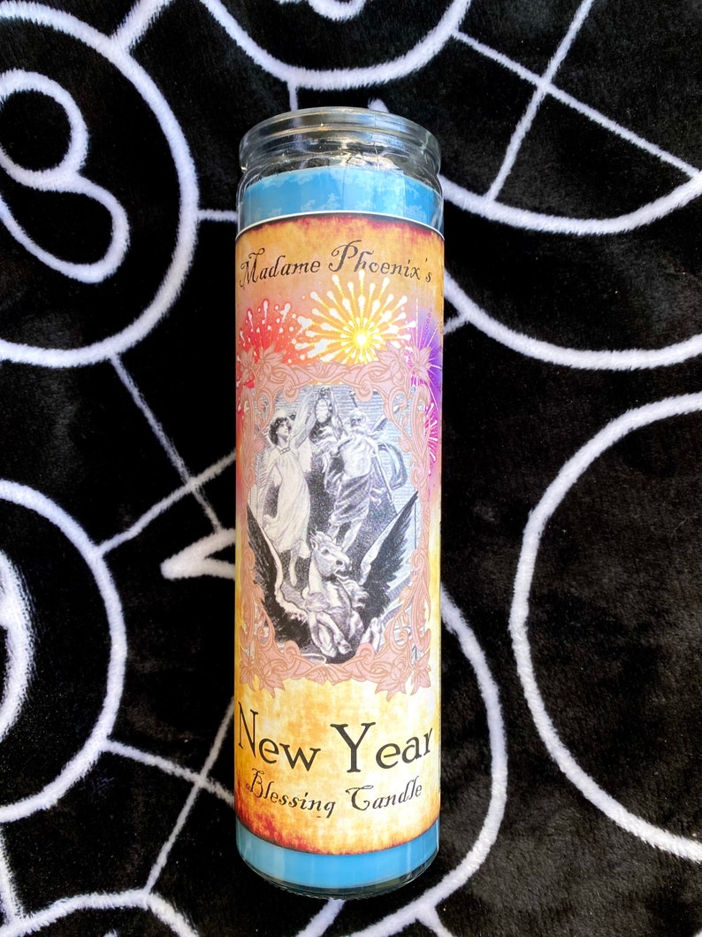 New Year's Blessing Magic Spell Candle