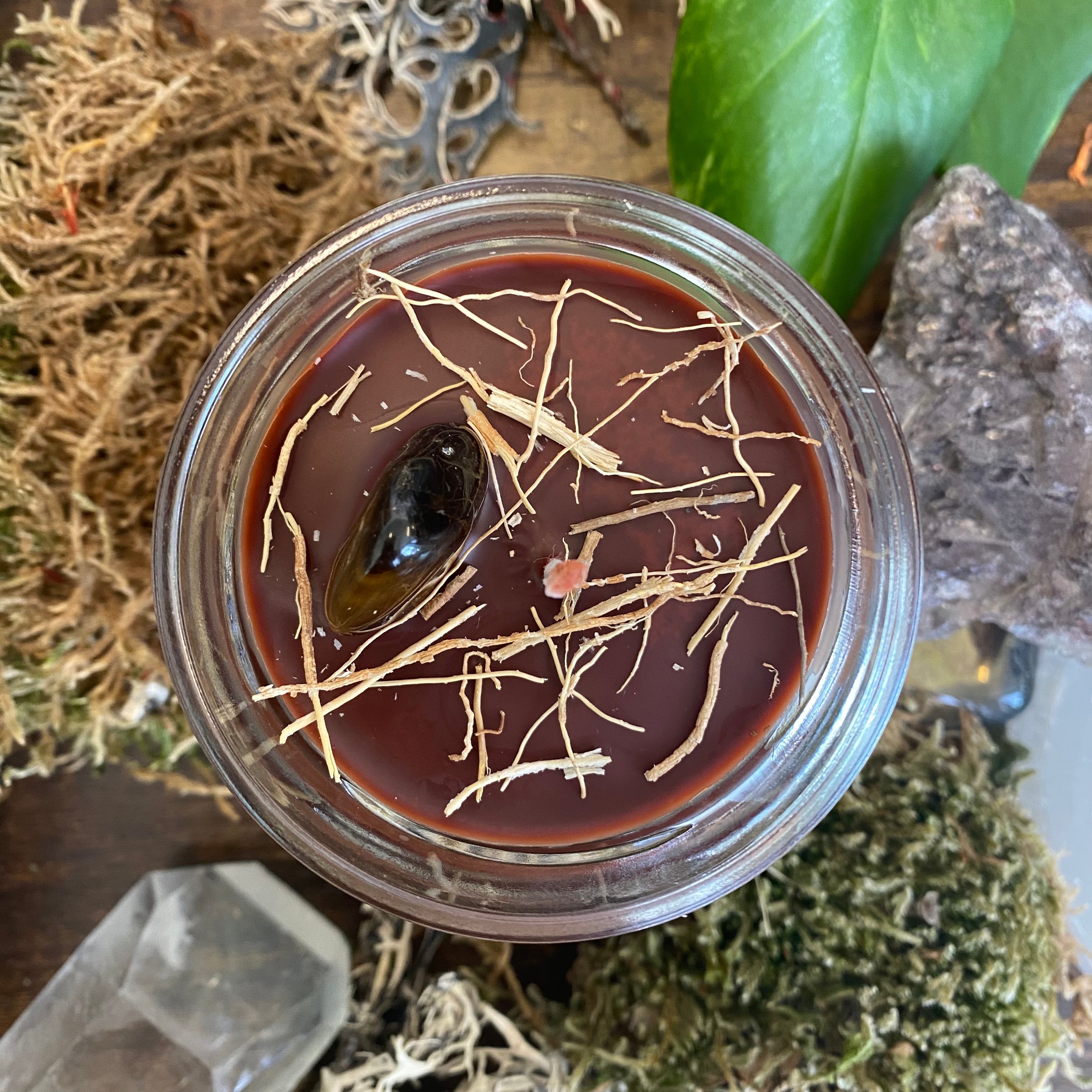 Crystal Magic Tiger's Eye Spell Candle