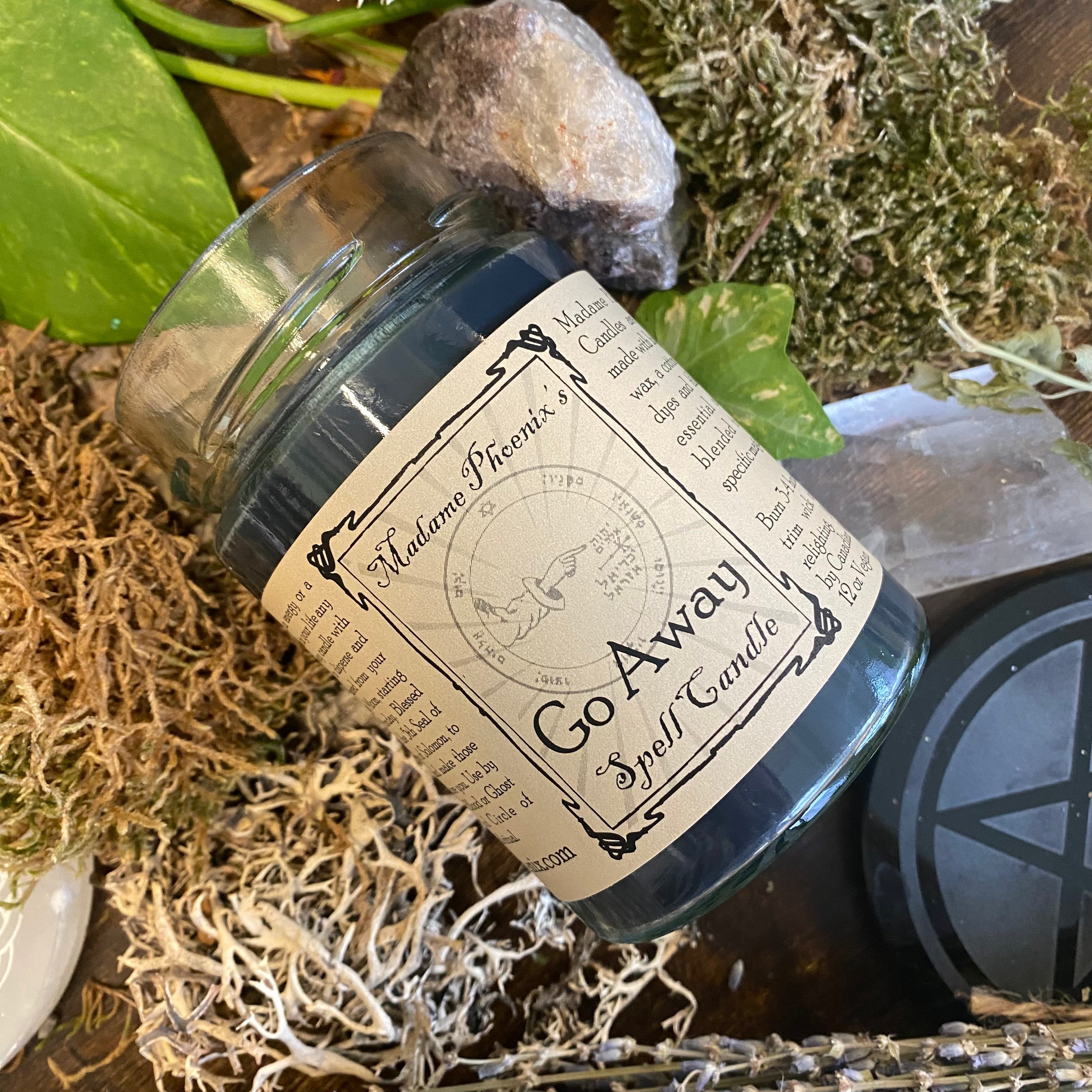 Go Away Spell Candle