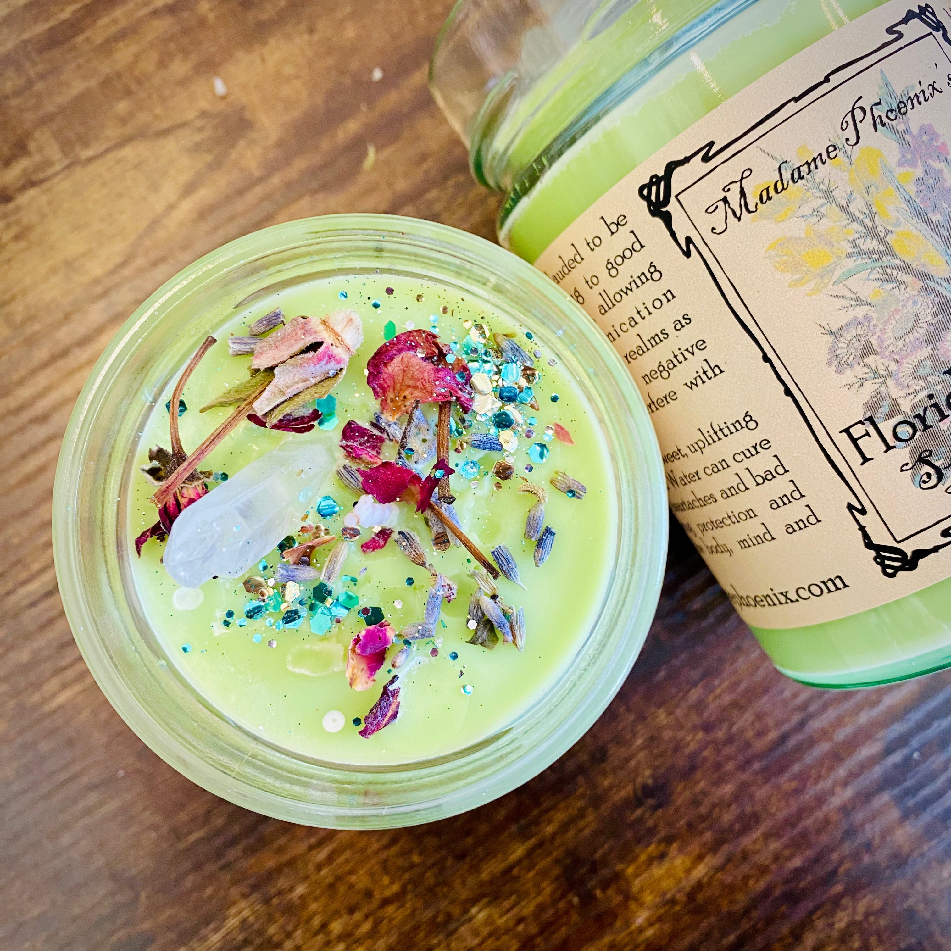Florida Water Blessing Candle