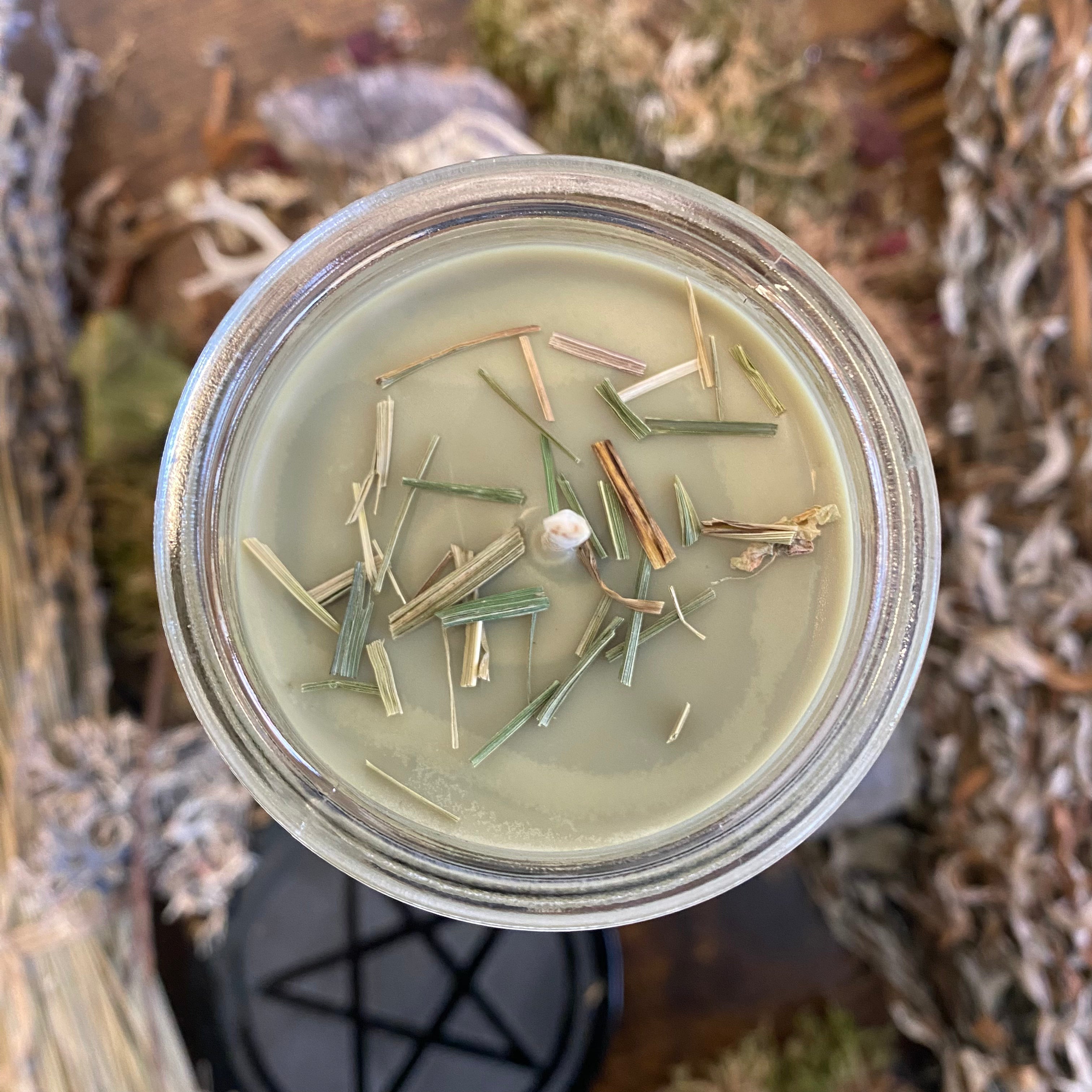 Sweetgrass Blessing Magic Spell Aromatherapy Candle