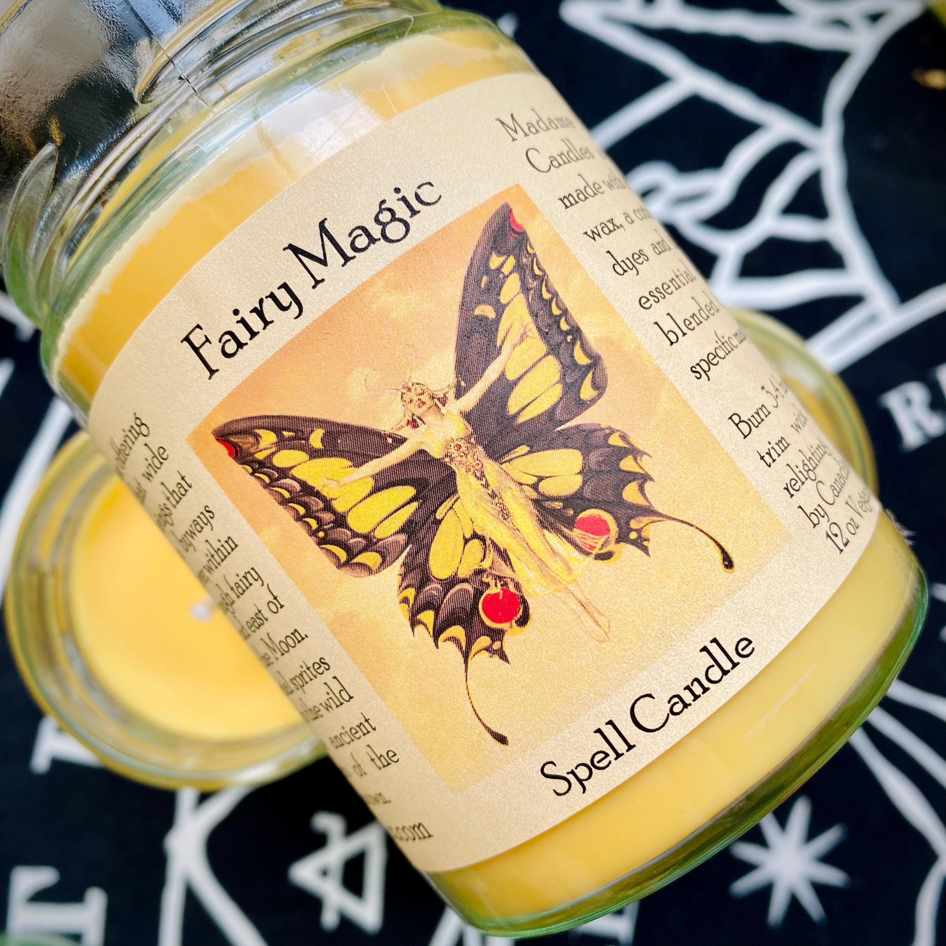 Fairy magic spirit altar candle