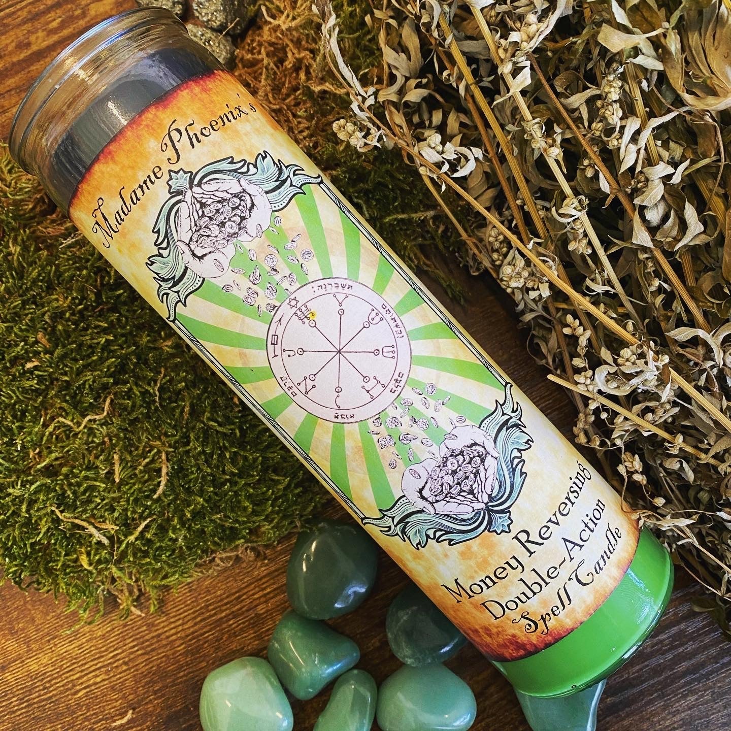 Money Reversing Double Action Spell Candle *** MONEY