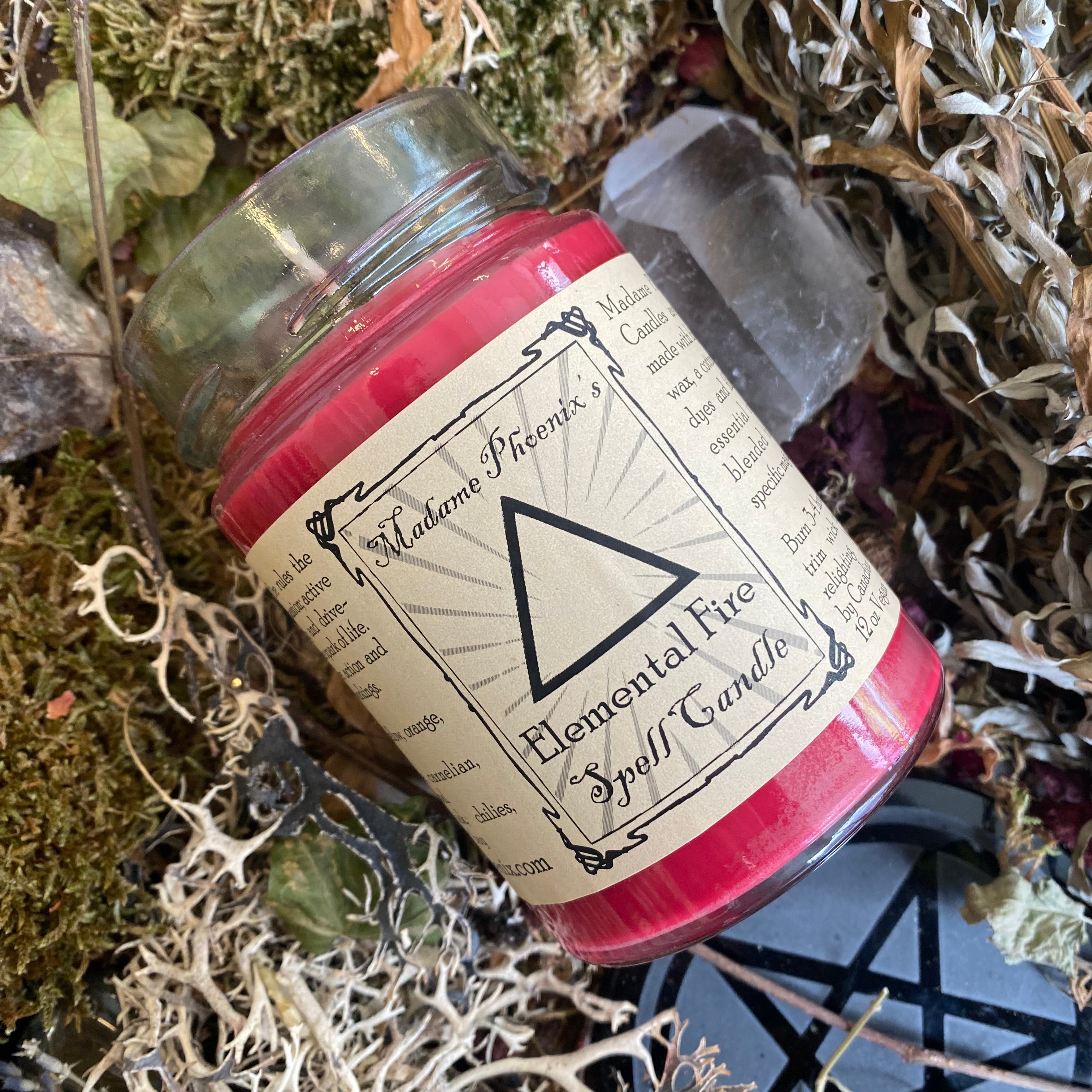 Elemental Magic Altar Spell Candles