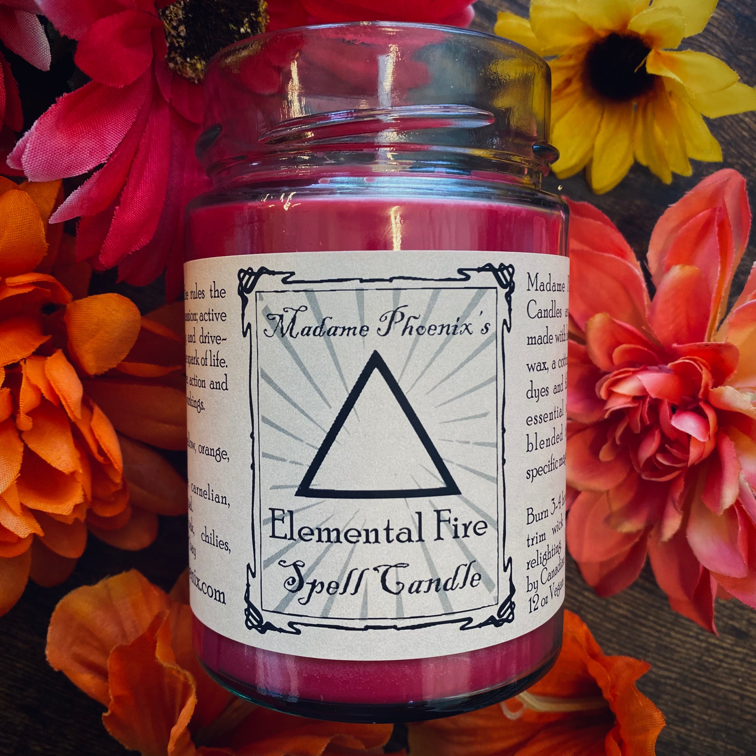 Elemental Magic Altar Spell Candles
