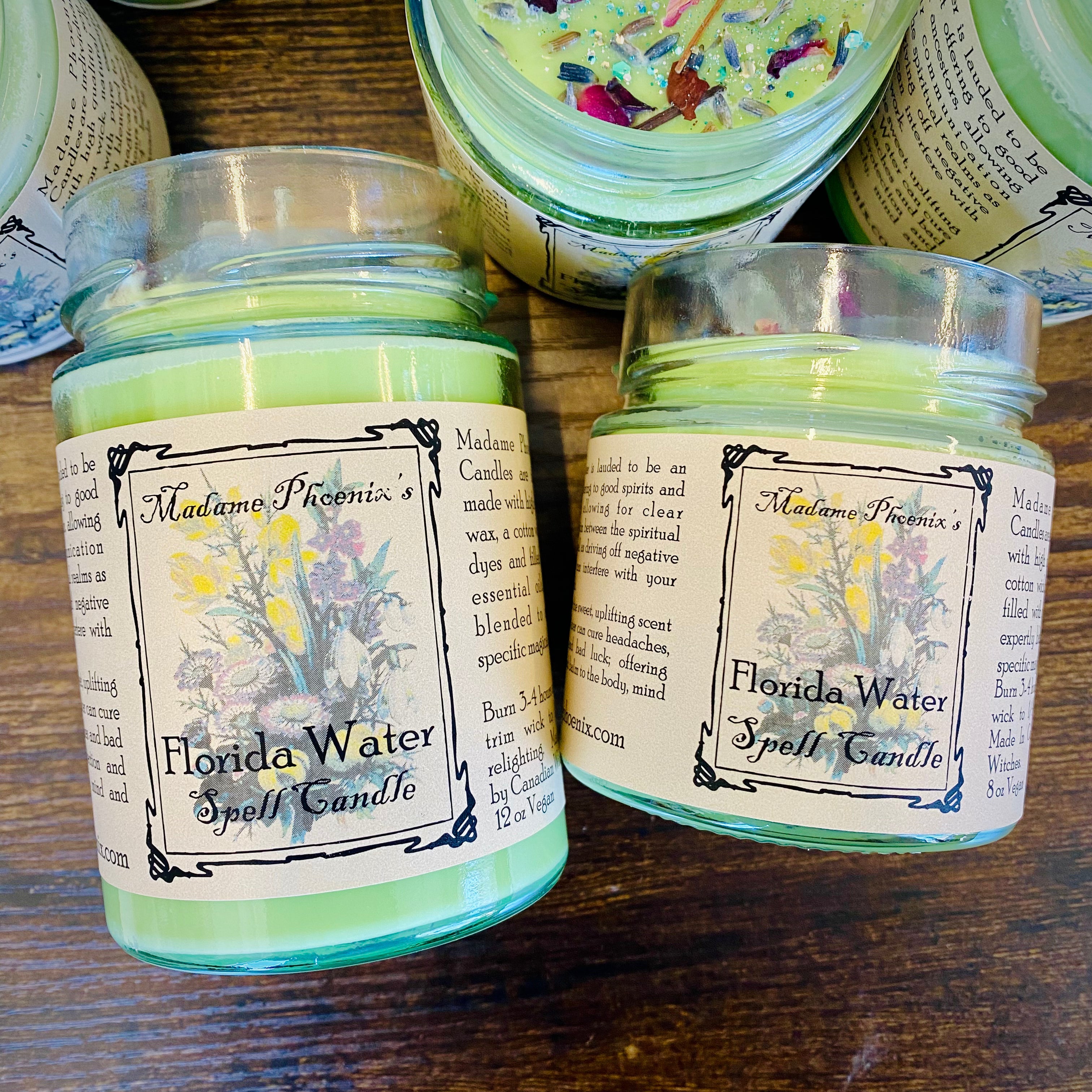 Florida Water Blessing Candle