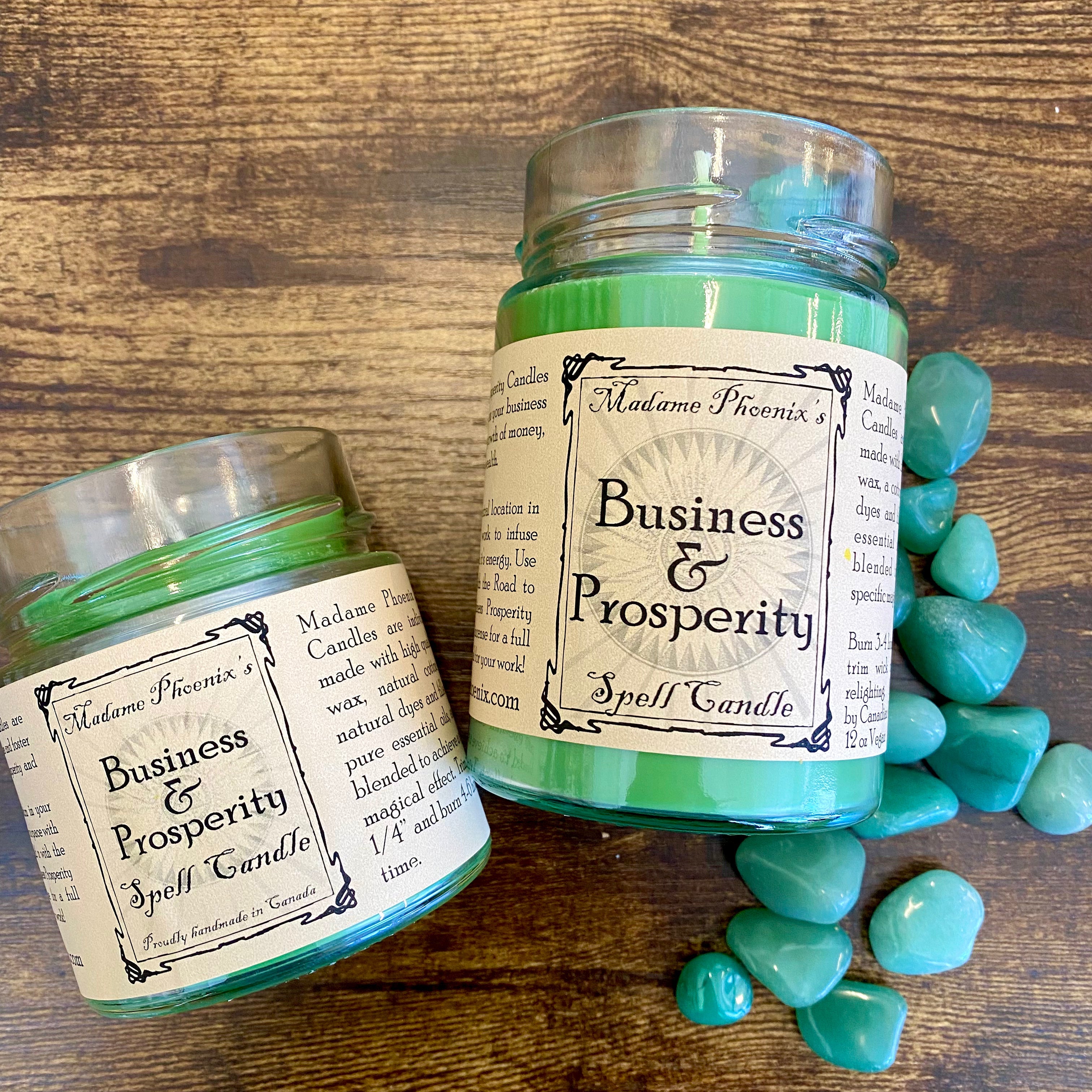 Business Blessing Prosperity Money Drawing Candle