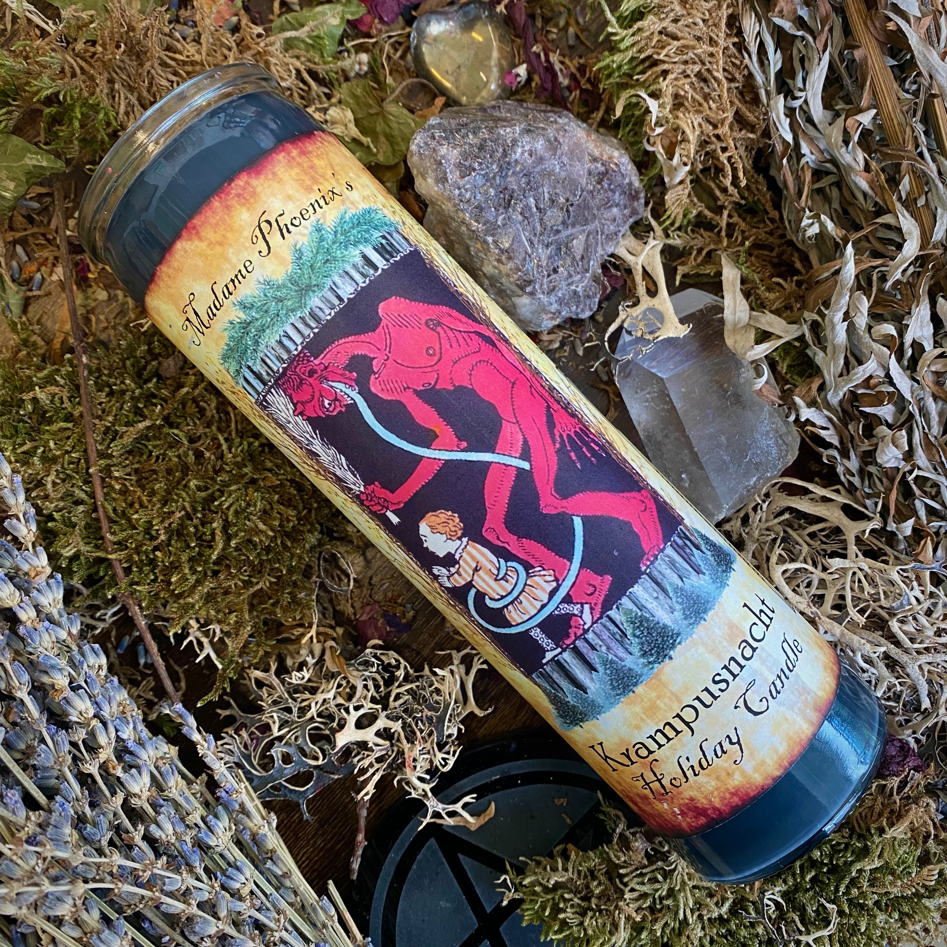 Krampus Holiday Candle