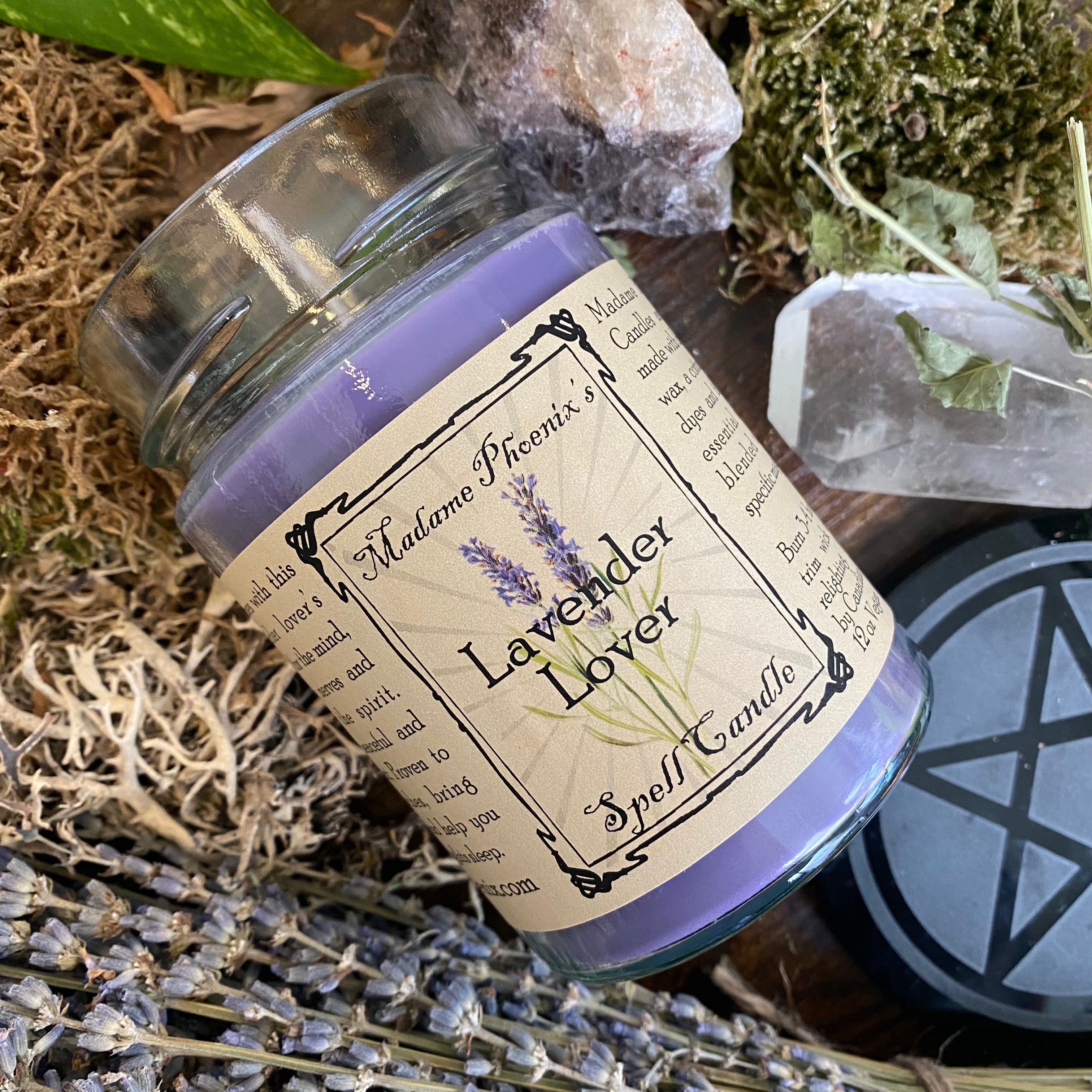 Lavender Lover Magic Aromatherapy Spell Candle