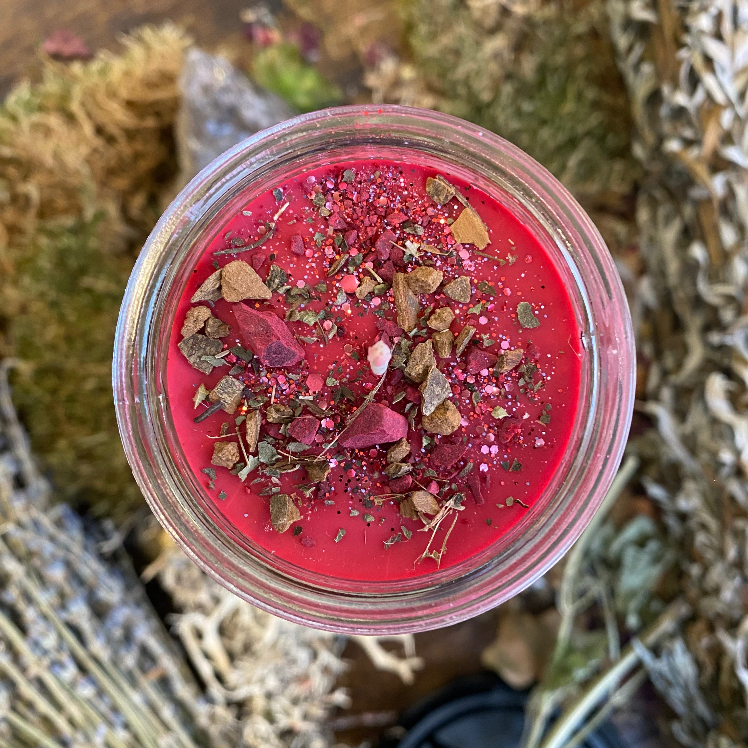 Babalon Scarlet Woman Ritual Candle