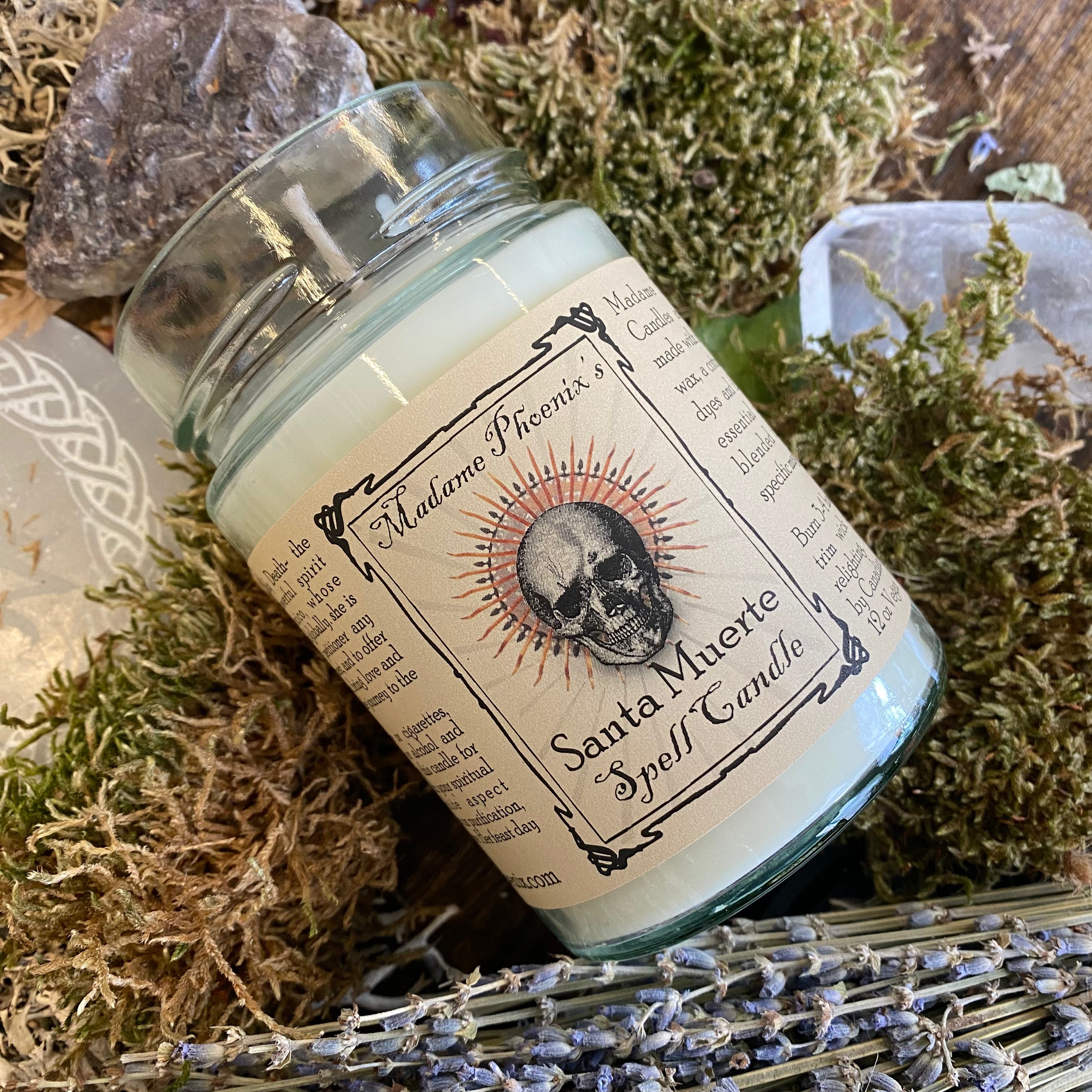 Santa Muerte Spell Candle