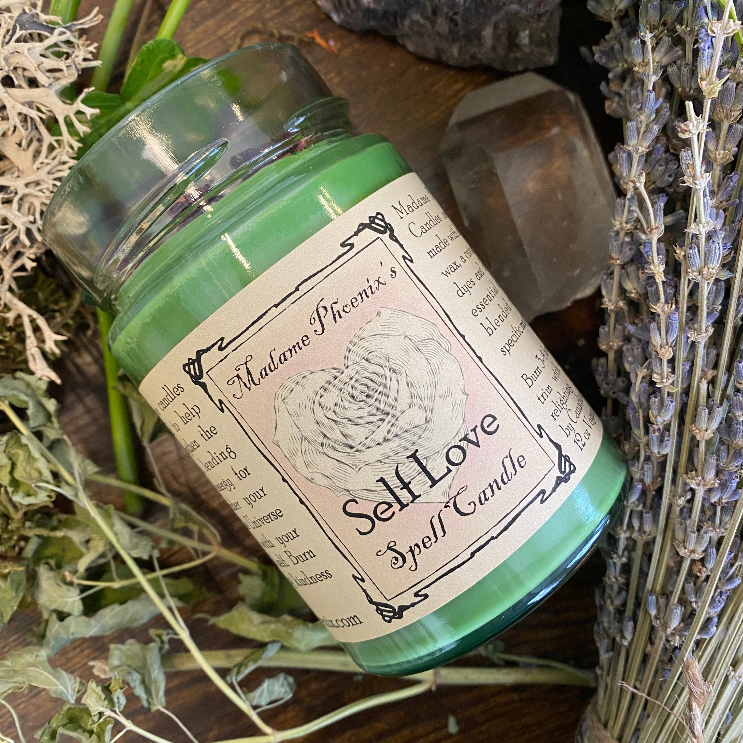 Self Love Heart Healing Spell Candle