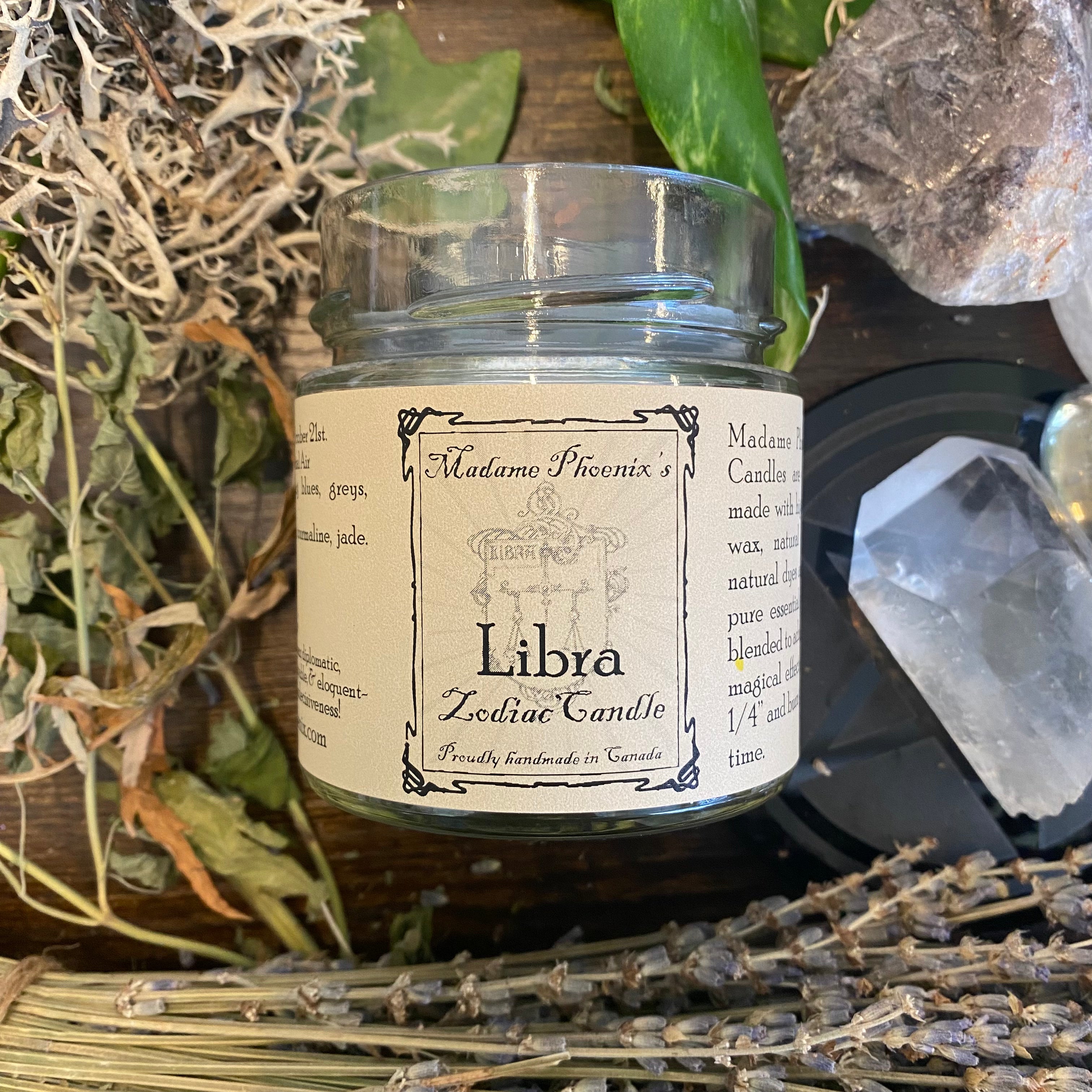 Zodiac Magic Libra Spell Candle