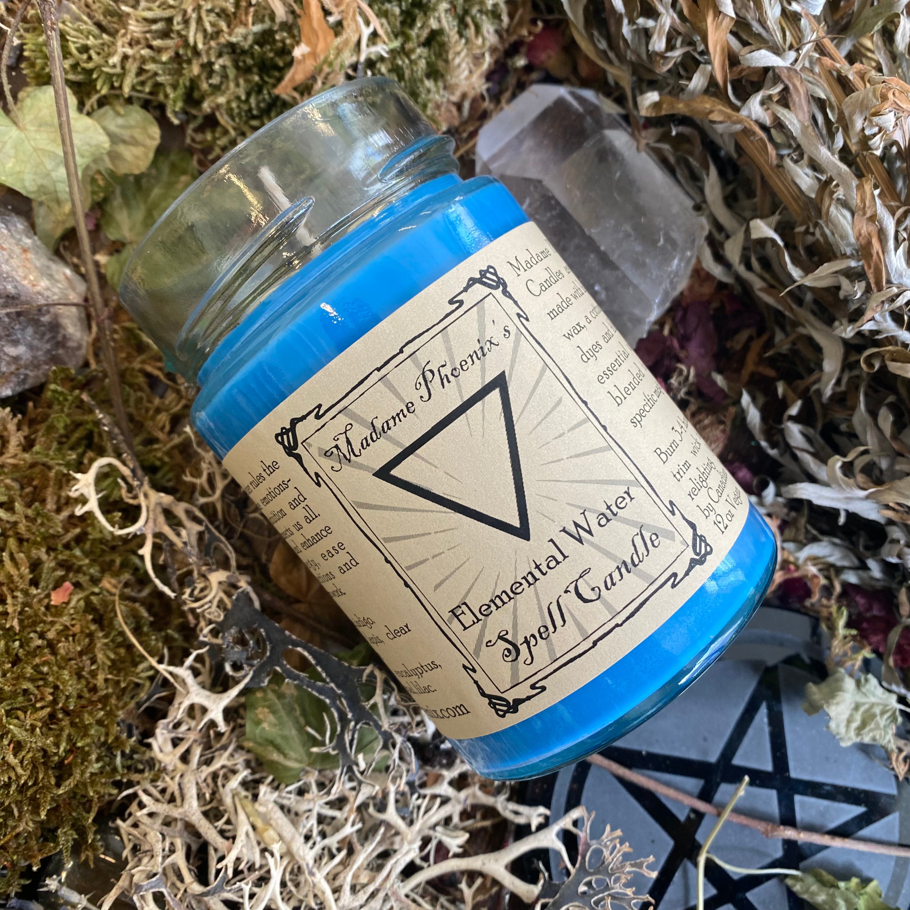 Elemental Magic Altar Spell Candles