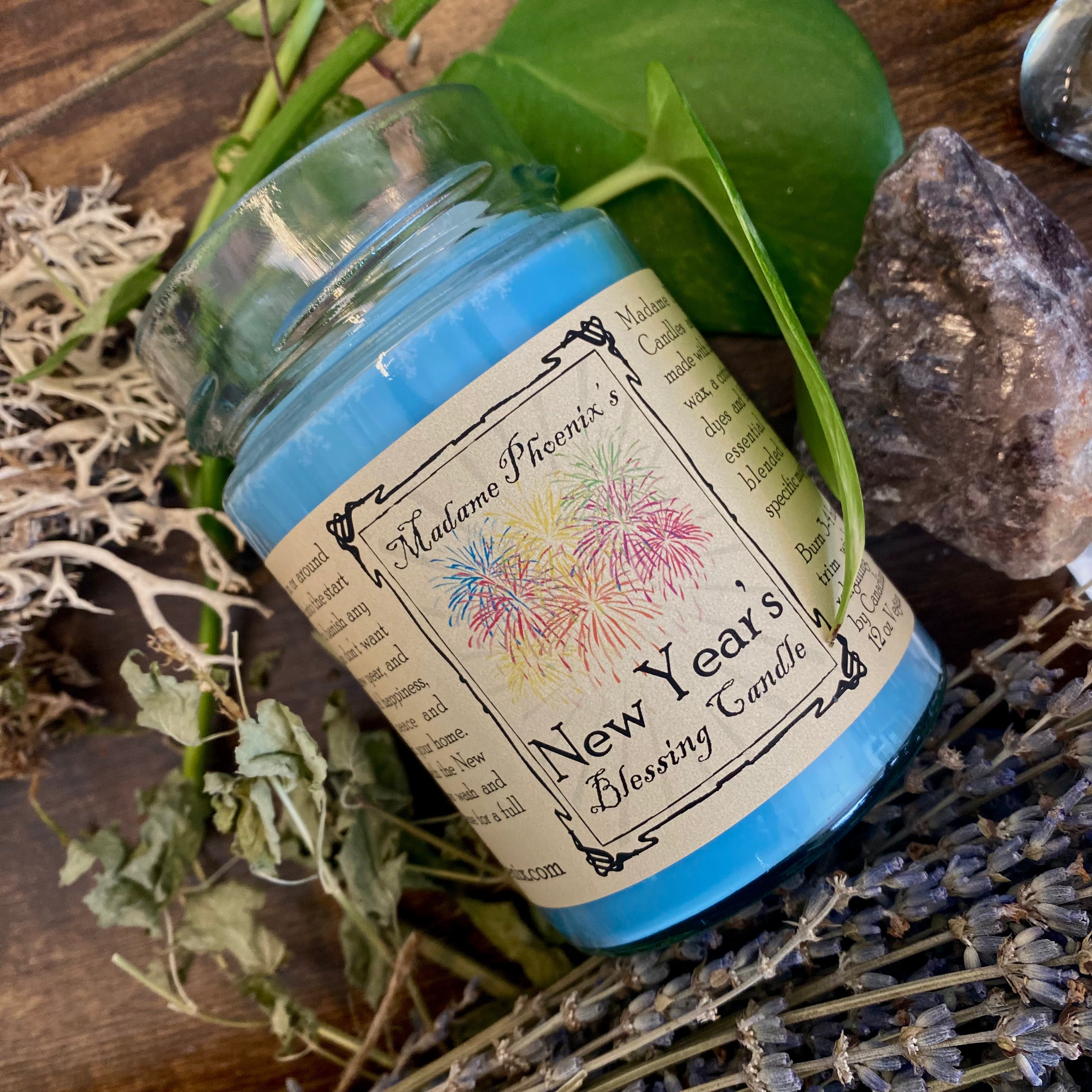 New Year's Blessing Magic Spell Candle